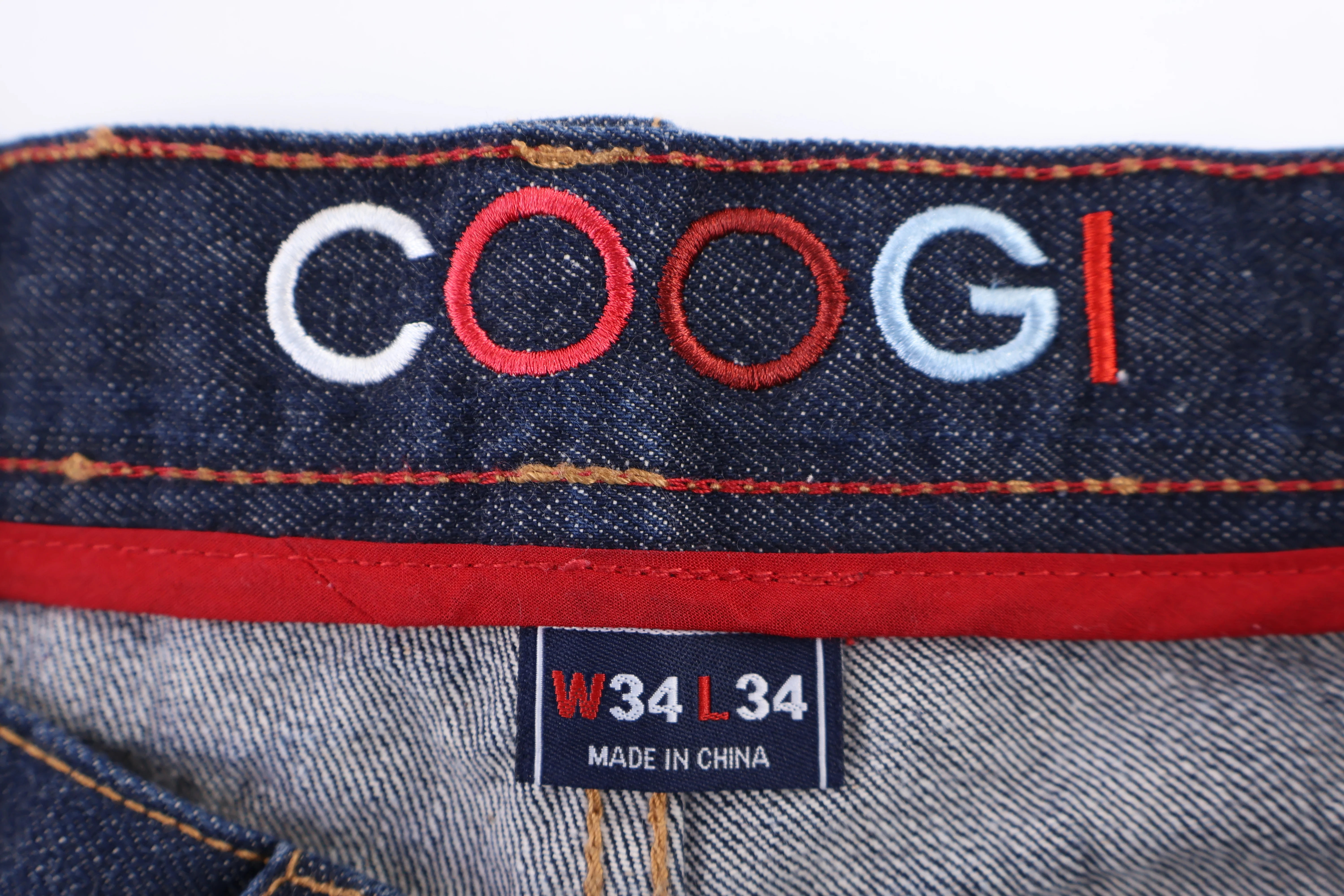 Coogi Embroidered Dark Wash Jeans - Image 4