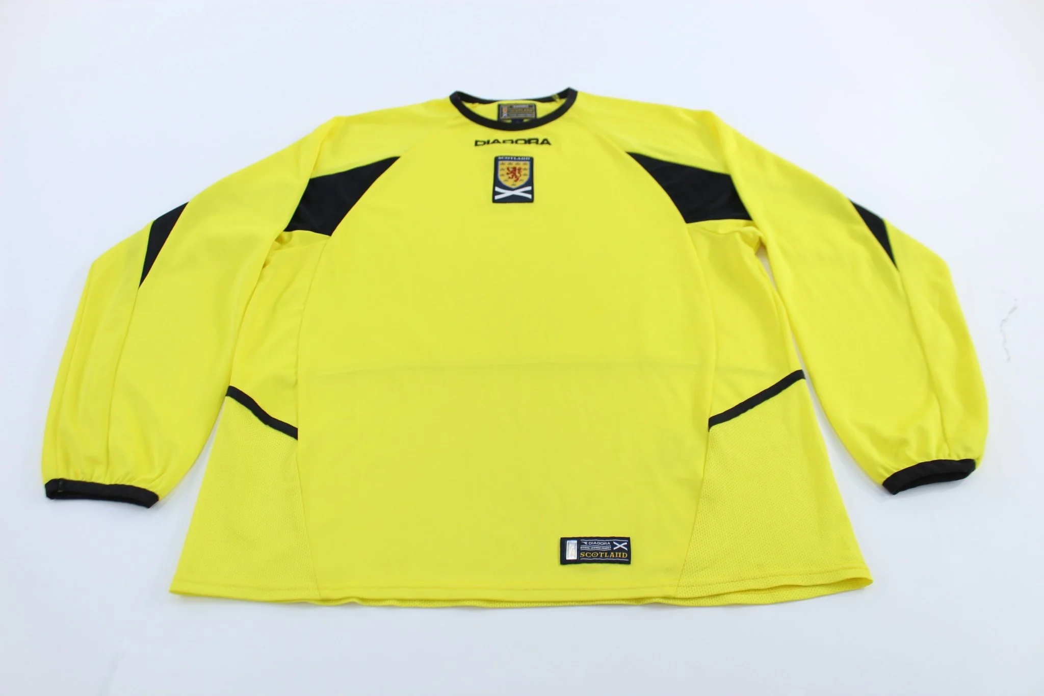 Diadora Embrodiered Logo Scotland LS Soccer Jersey