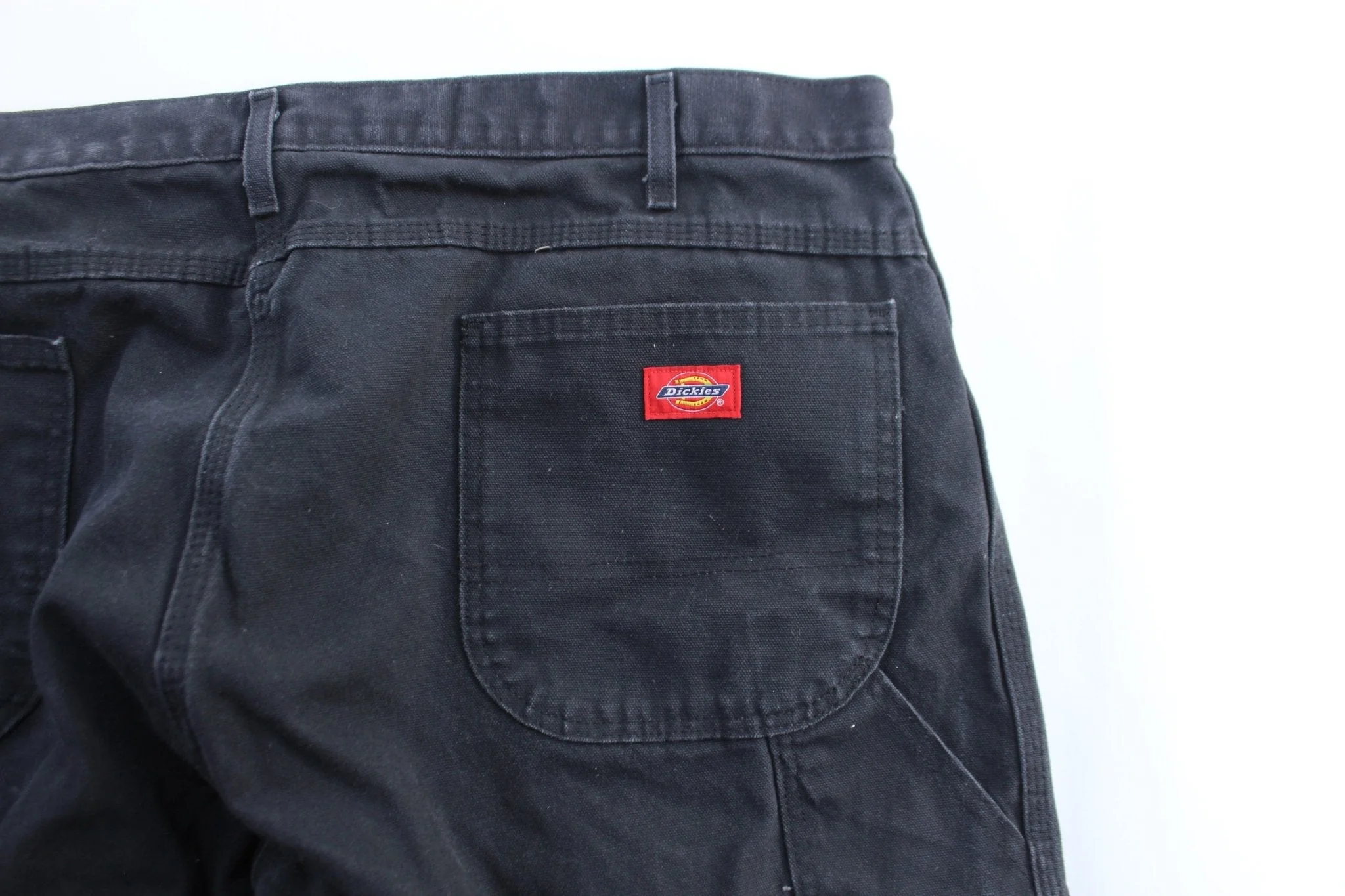 Dickie's Logo Patch Black Carpenter Pants - Image 3