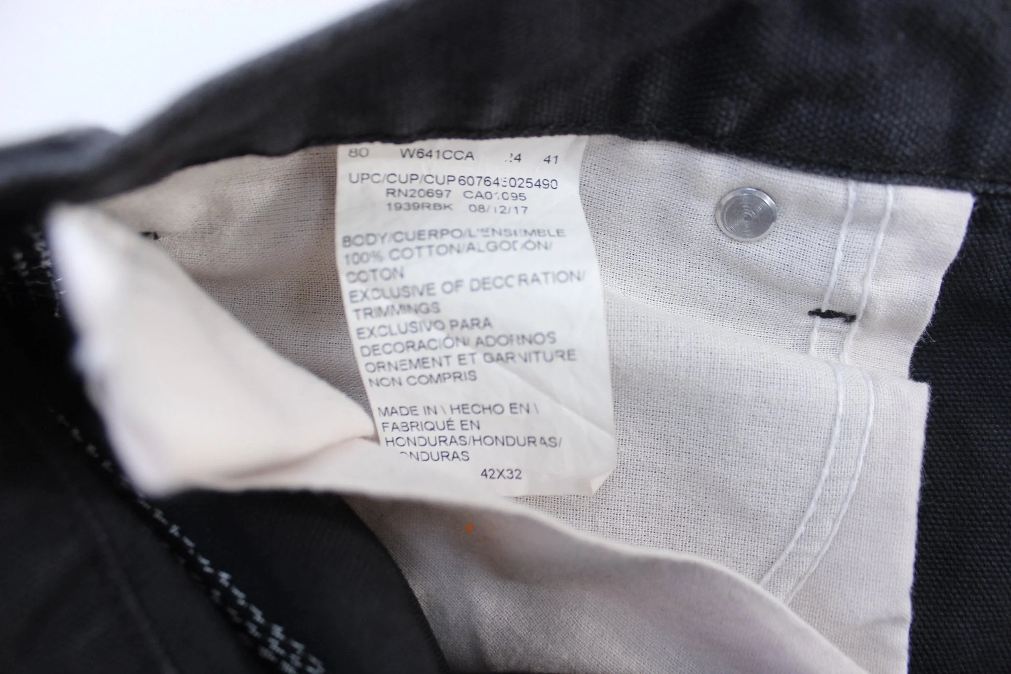 Dickie's Logo Patch Black Carpenter Pants - Image 4