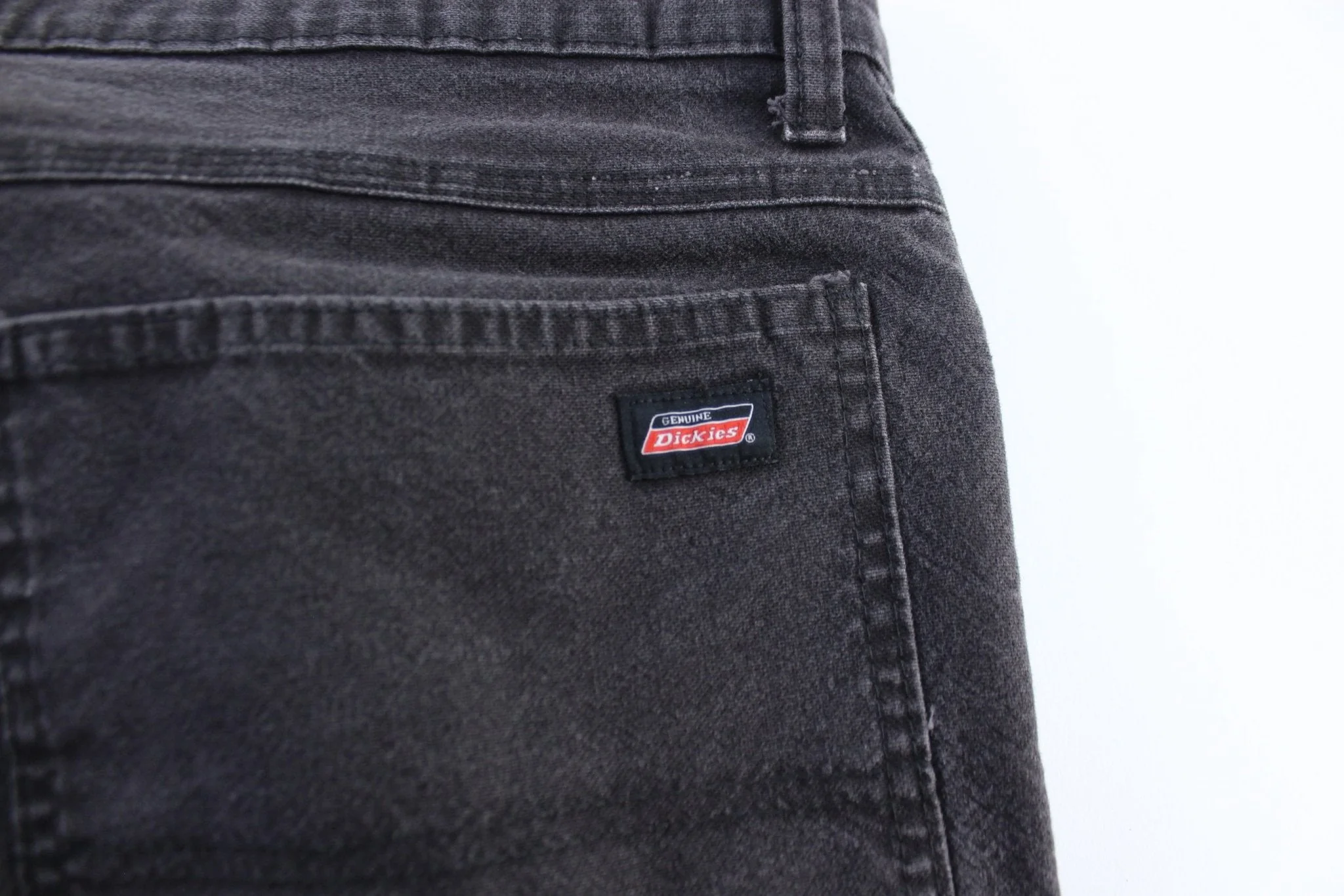 Dickie's Logo Patch Black Carpenter Pants - Image 3