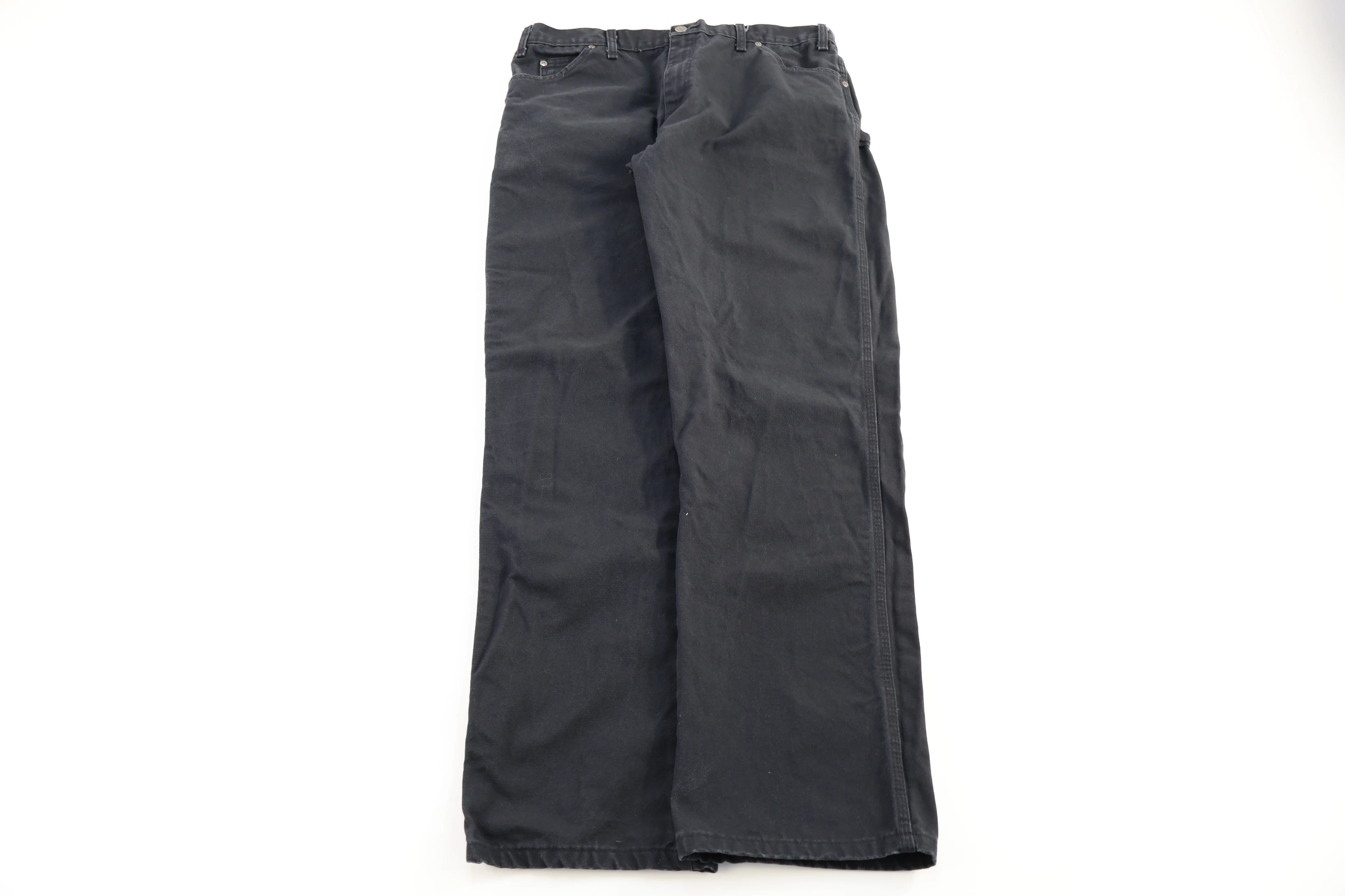 Dickies Logo Patch Black Carpenter Pants
