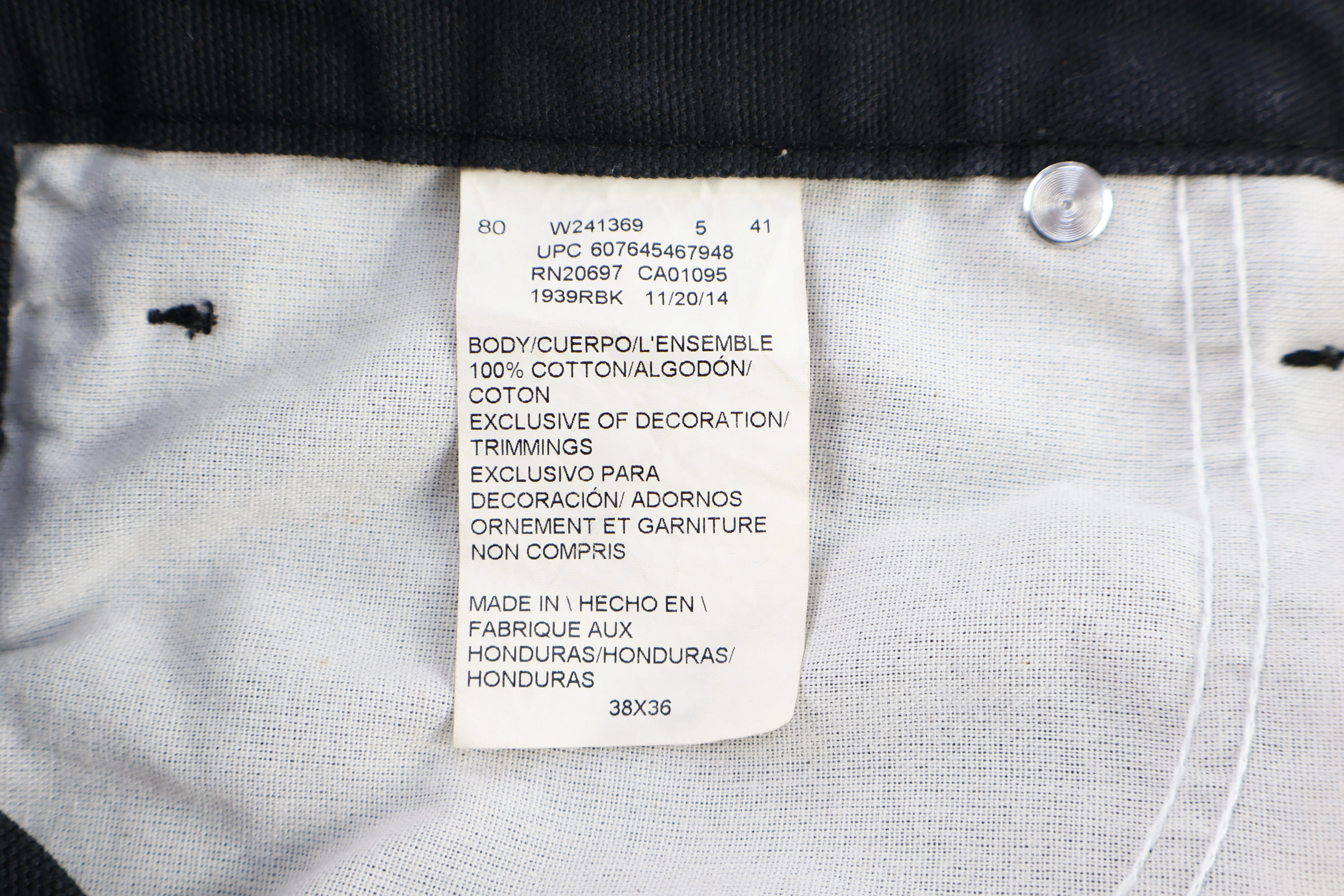 Dickies Logo Patch Black Carpenter Pants - Image 3