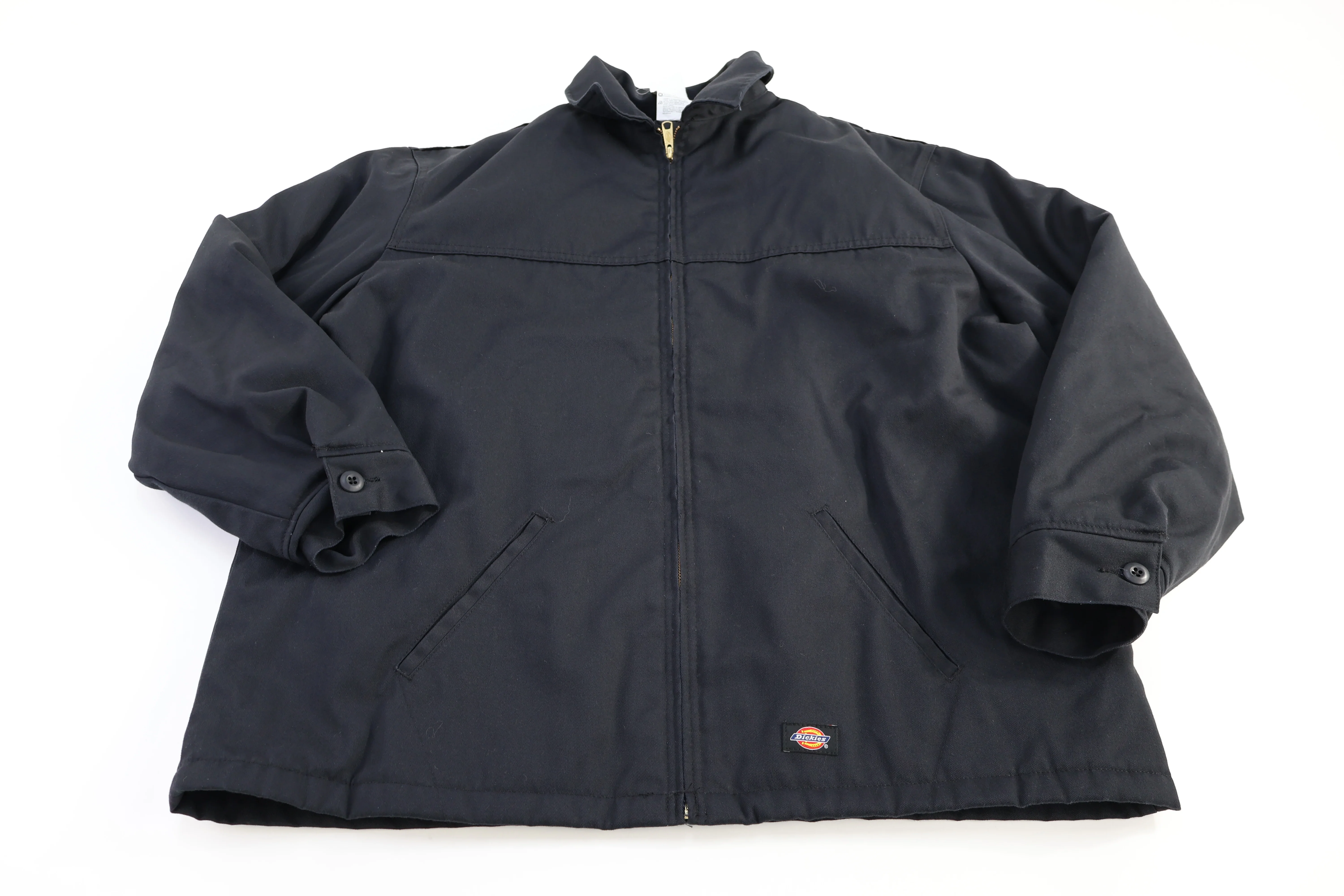 Dickies Logo Patch Black Full Zip Jacket