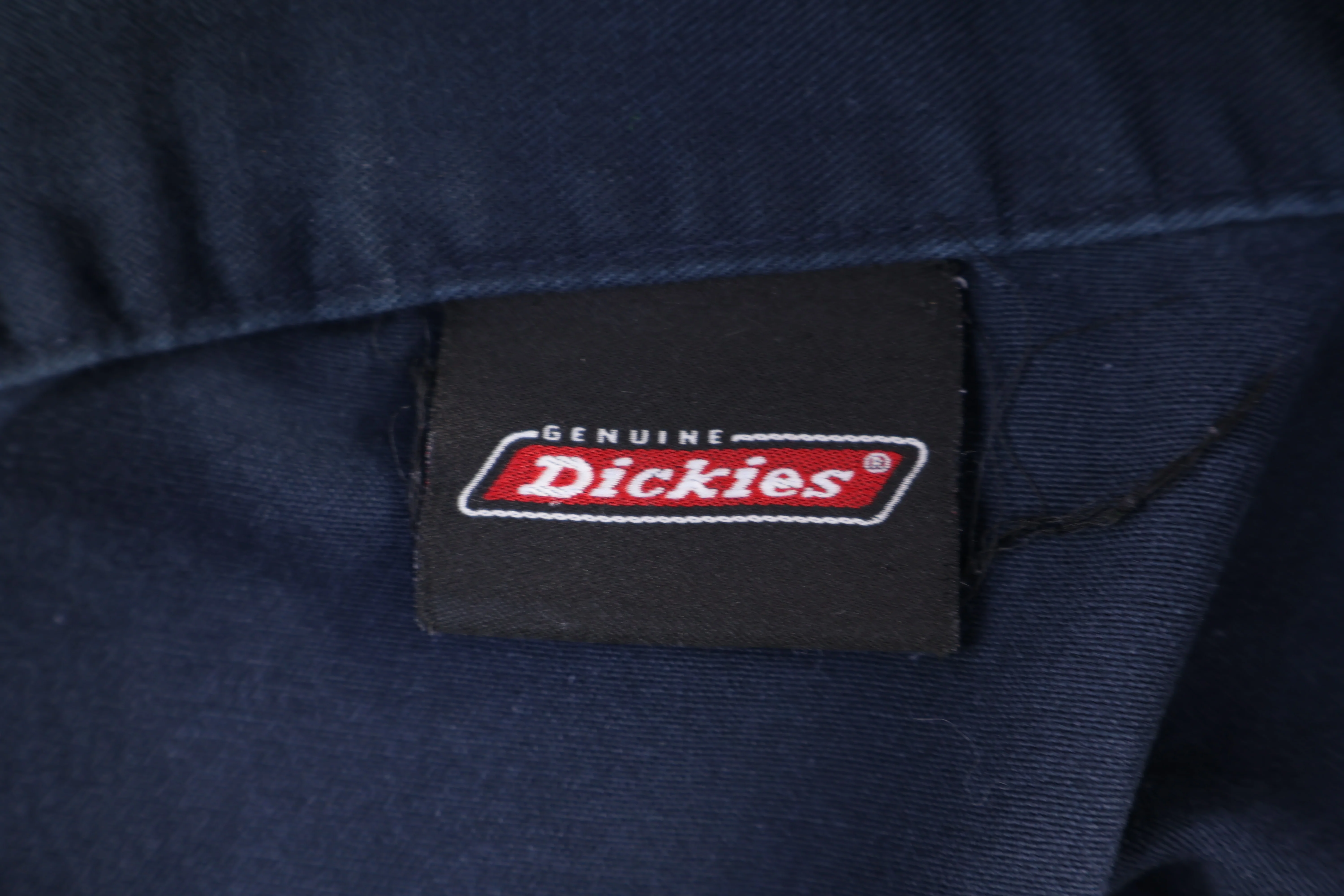 Dickies Logo Patch Blue Full Zip Jacket - Image 3