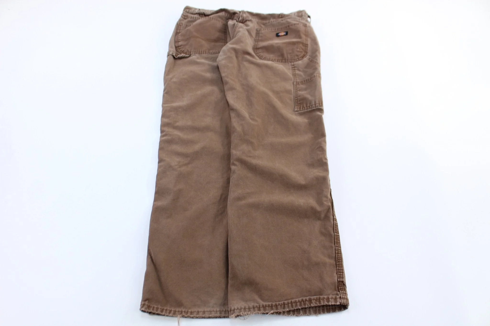 Dickies Logo Patch Brown Carpenter Pants - Image 2