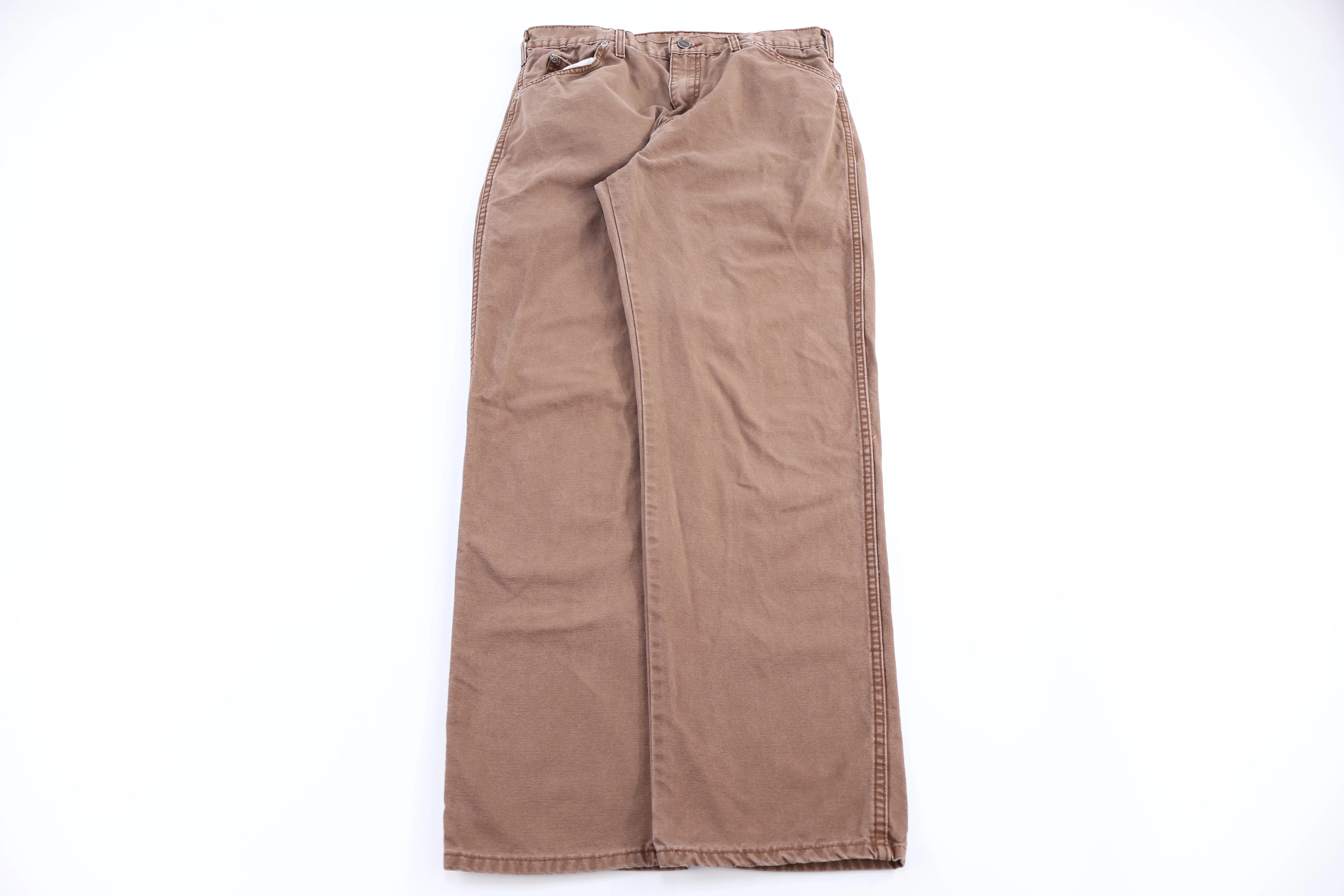 Dickies Logo Patch Brown Pants