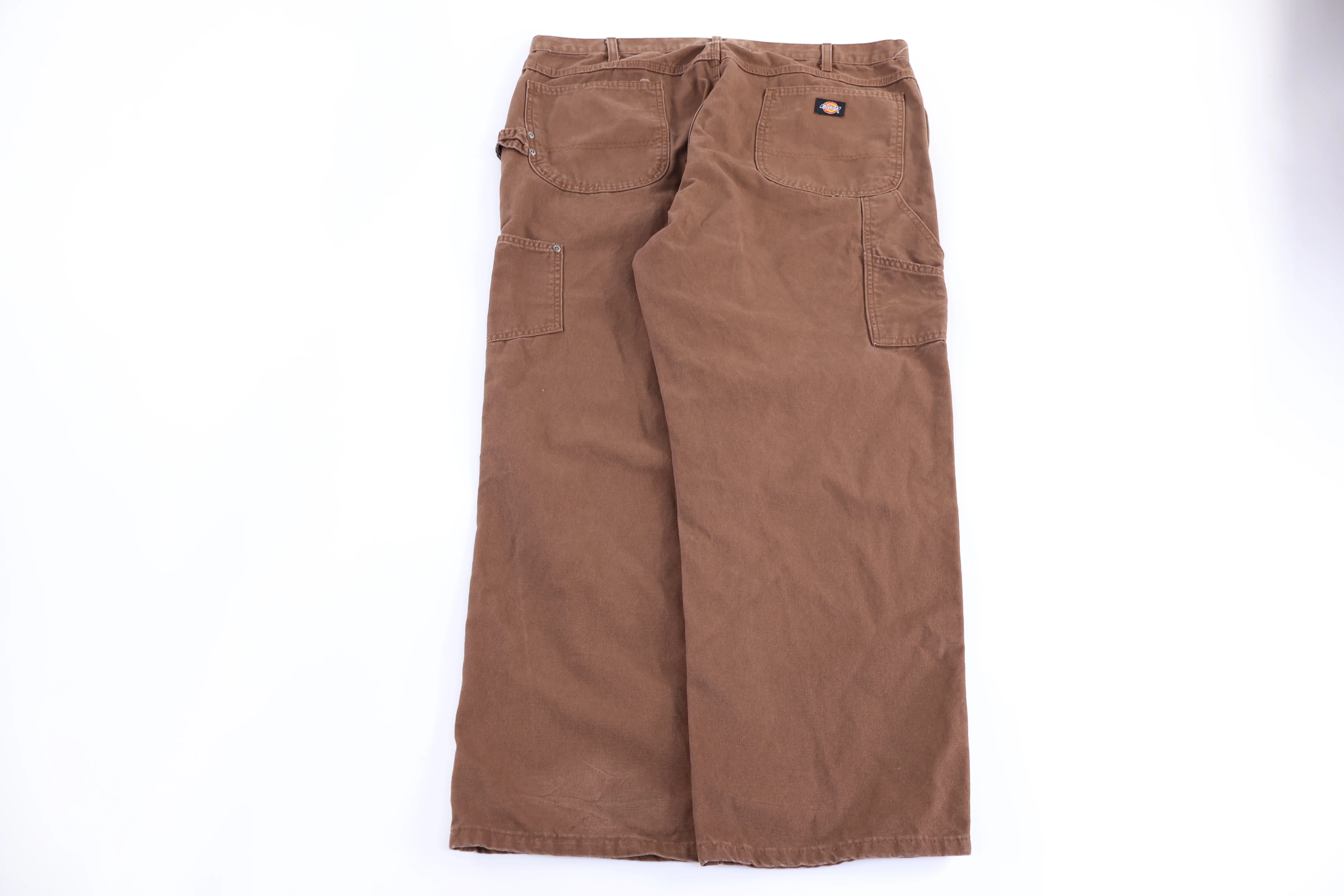 Dickies Logo Patch Brown Pants - Image 2