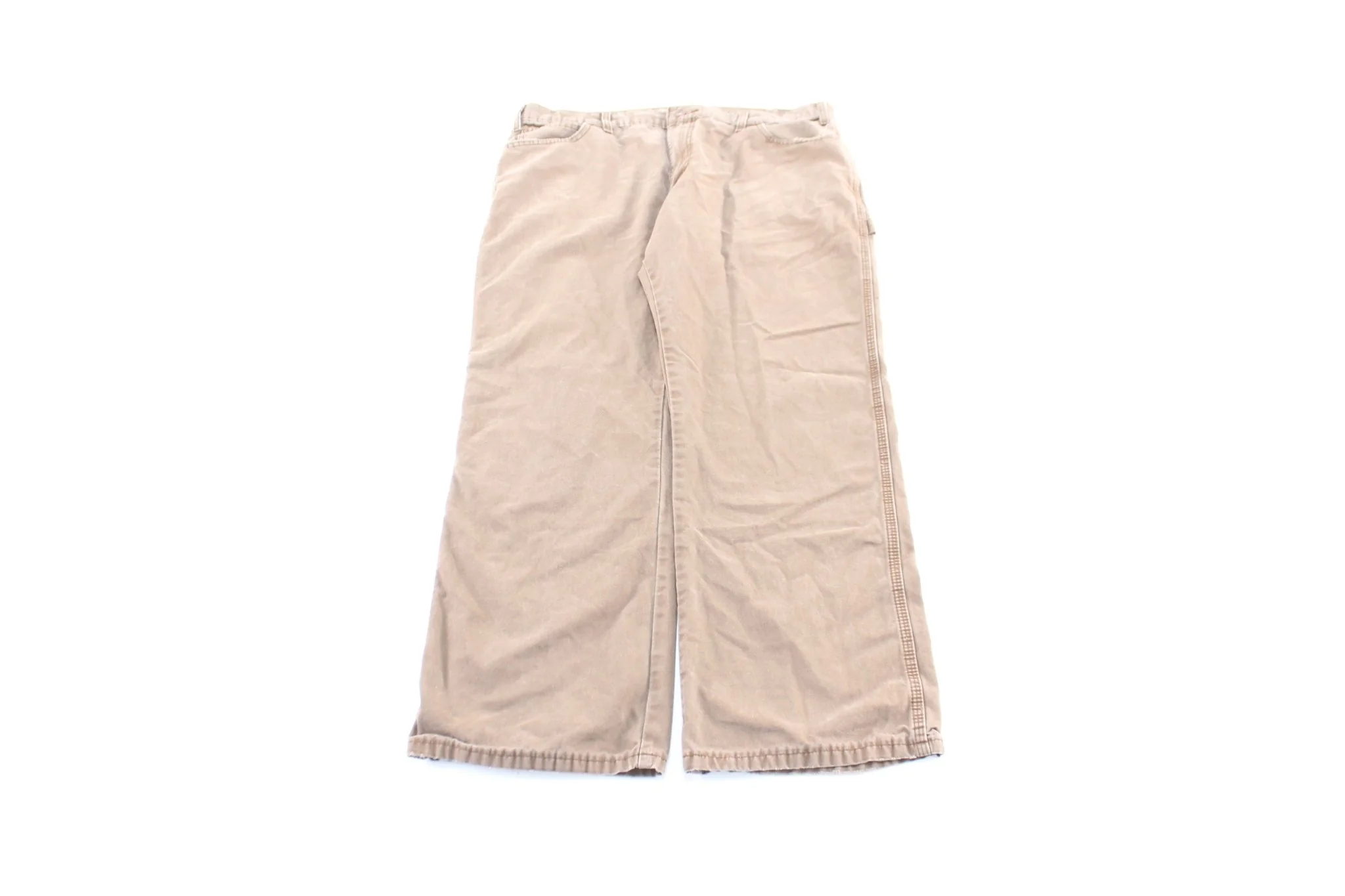 Dickies Logo Patch Brown Workwear Pants