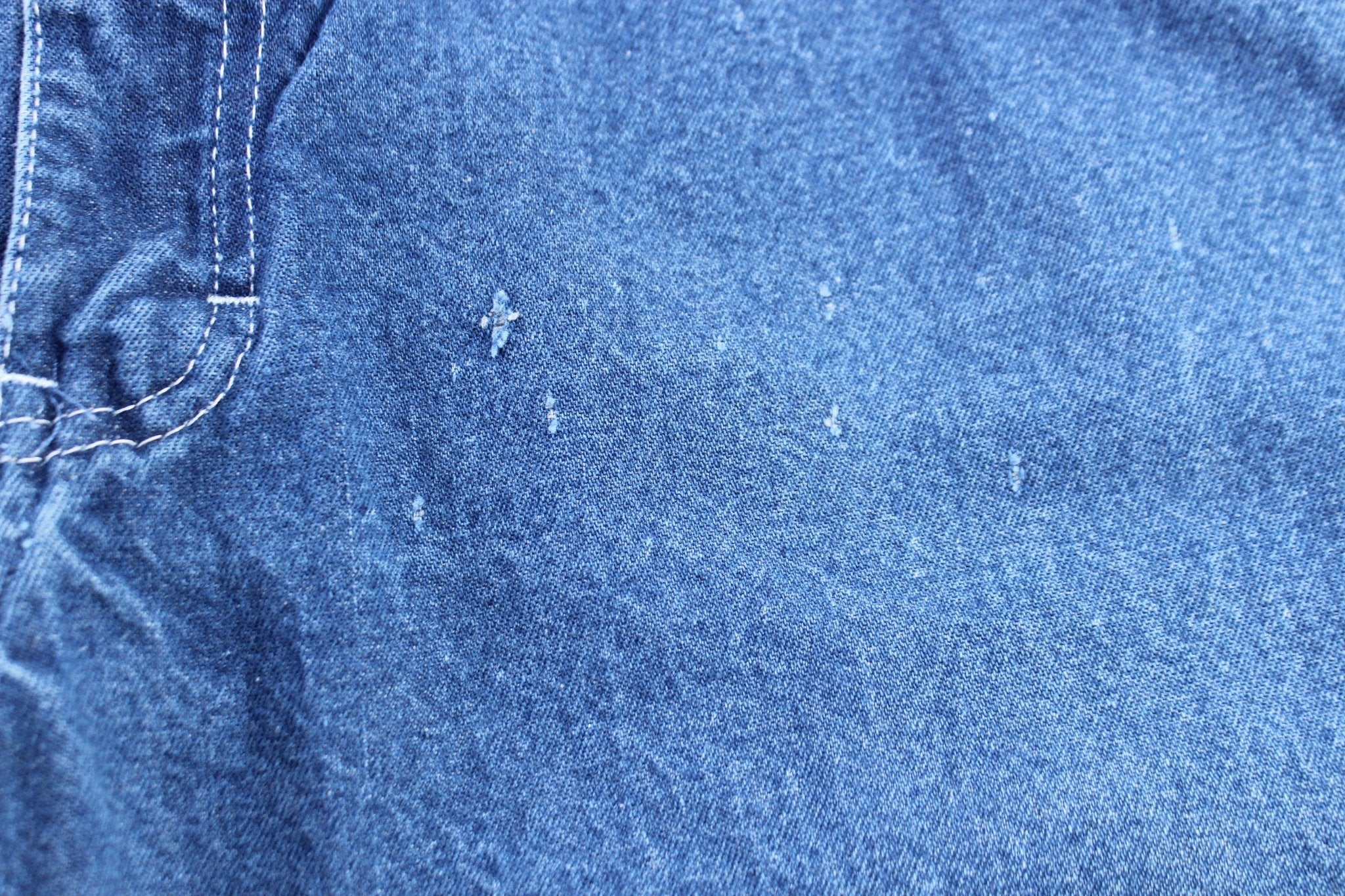 Dickie's Logo Patch Dark Wash Denim Carpenter Jeans - Image 3