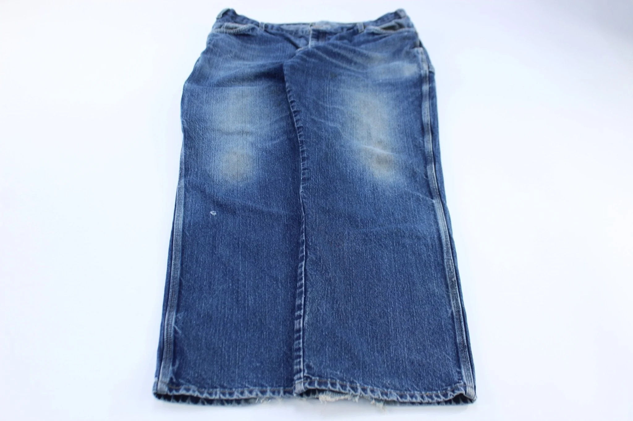 Dickie's Logo Patch Dark Wash Denim Carpenter Jeans - Image 2