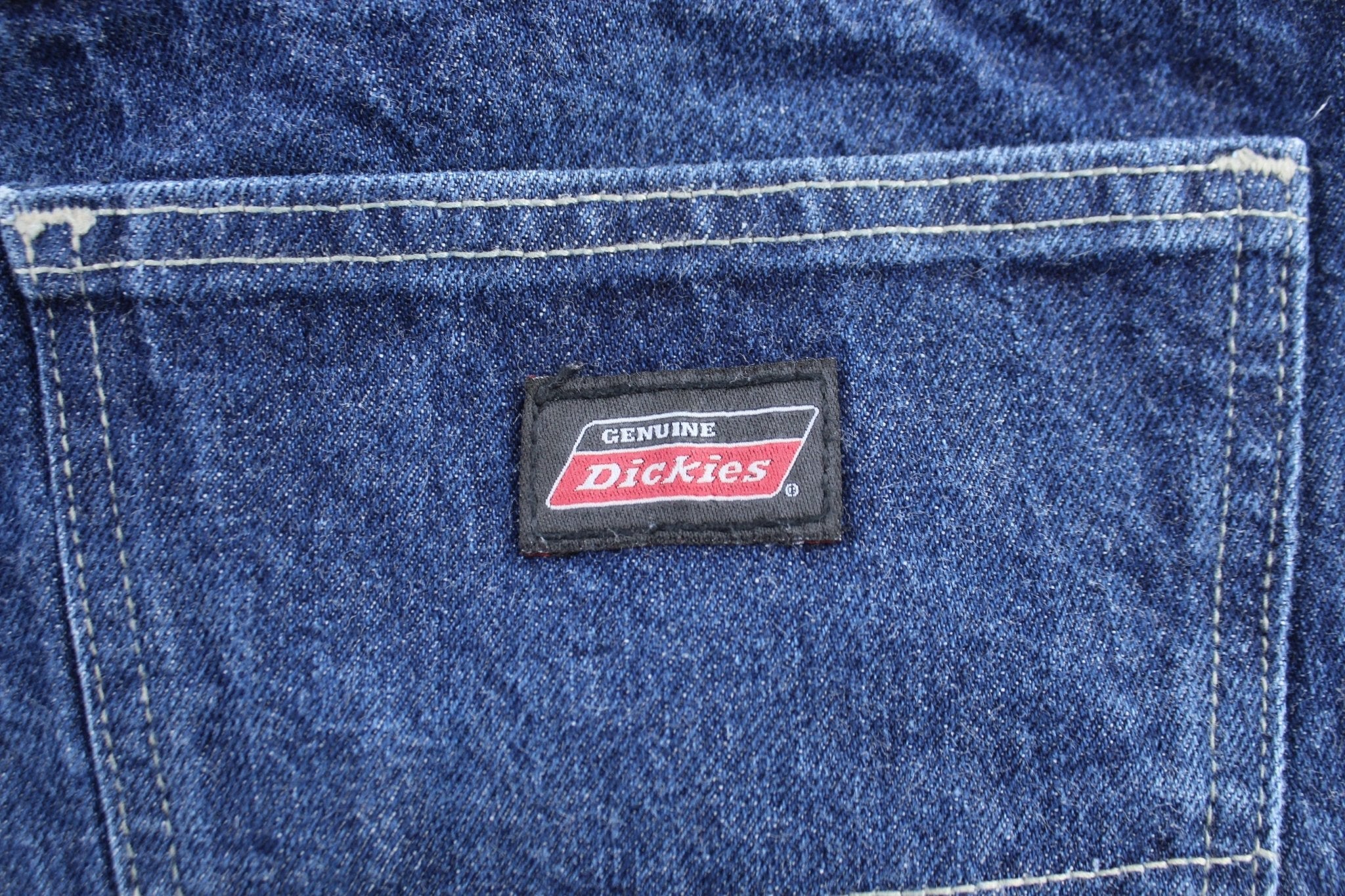 Dickie's Logo Patch Denim Carpenter Shorts - Image 4