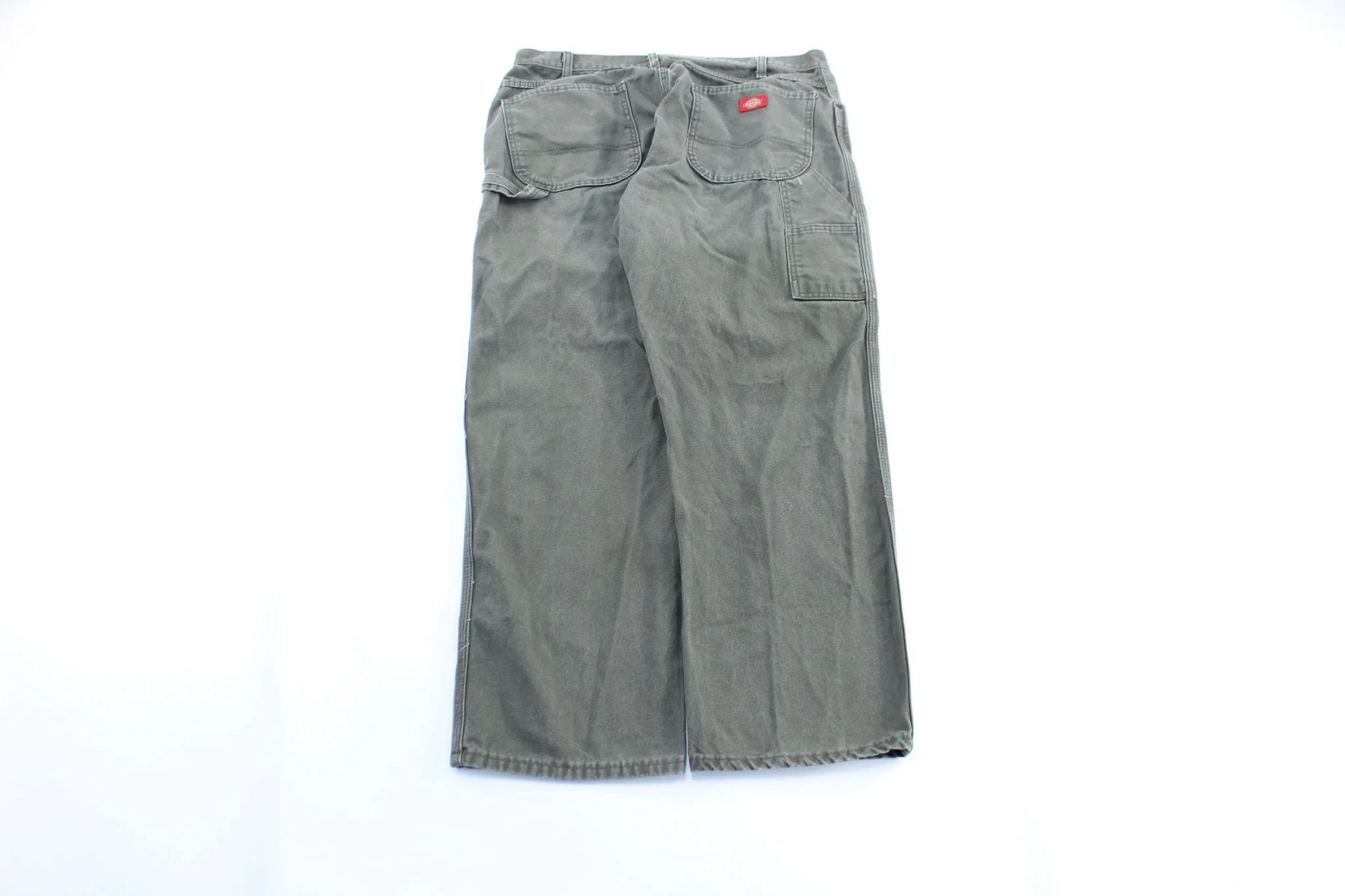Dickie's Logo Patch Green Carpenter Pants - Image 2