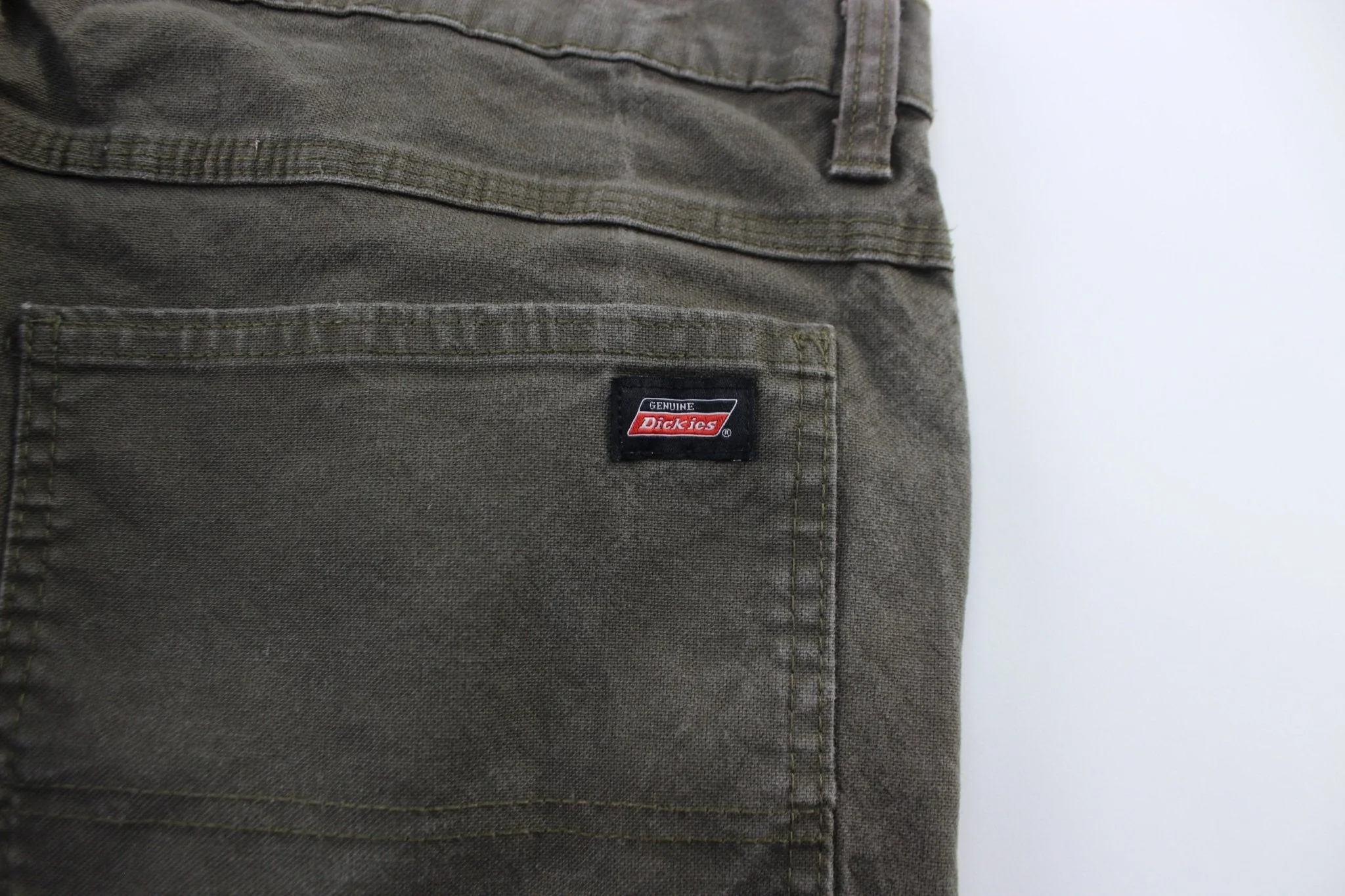 Dickie's Logo Patch Green Carpenter Pants - Image 3