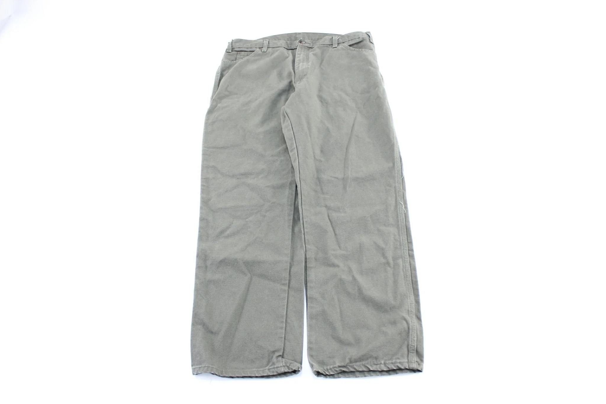 Dickie's Logo Patch Green Carpenter Pants
