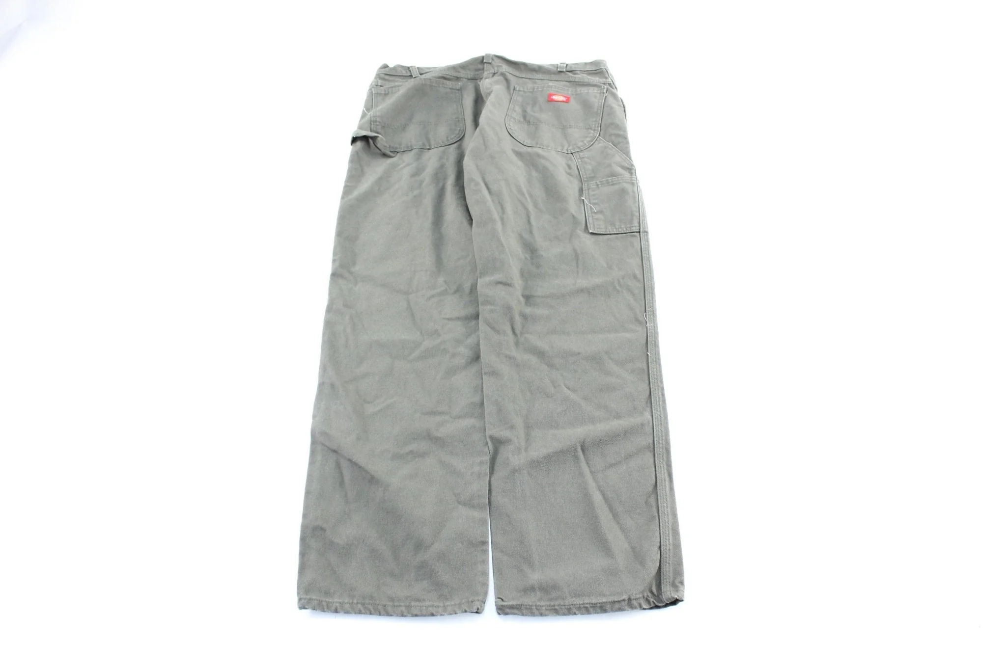 Dickie's Logo Patch Green Carpenter Pants - Image 2