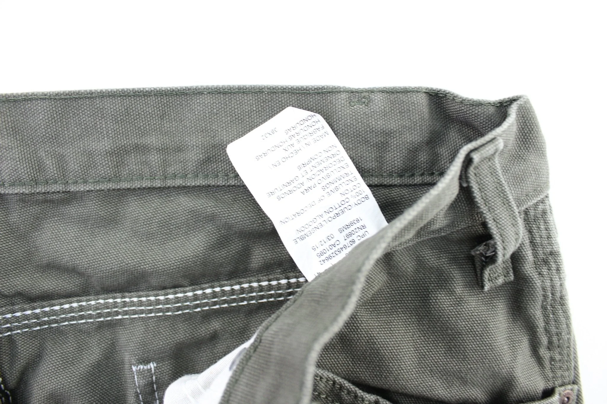 Dickie's Logo Patch Green Carpenter Pants - Image 3