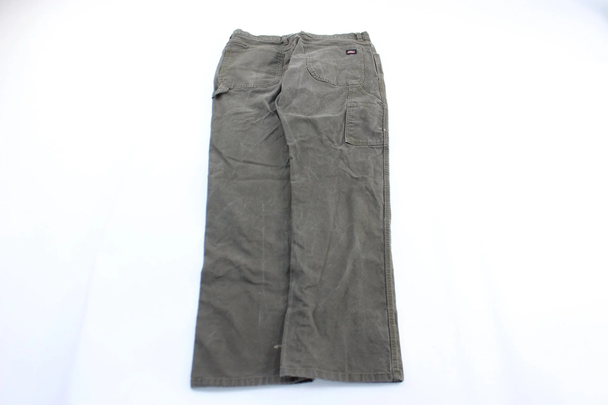 Dickie's Logo Patch Green Carpenter Pants - Image 2