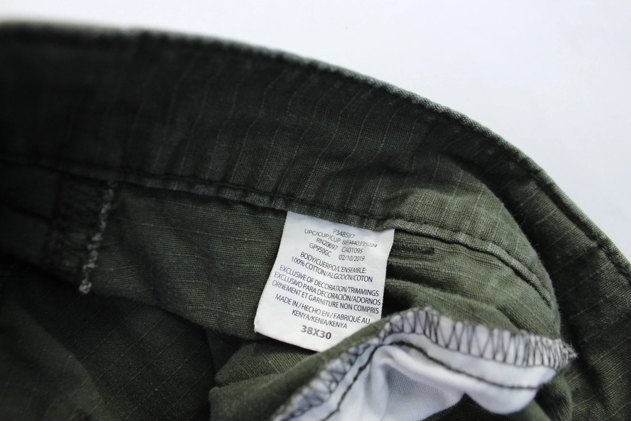 Dickie's Logo Patch Green Carpenter Pants - Image 3