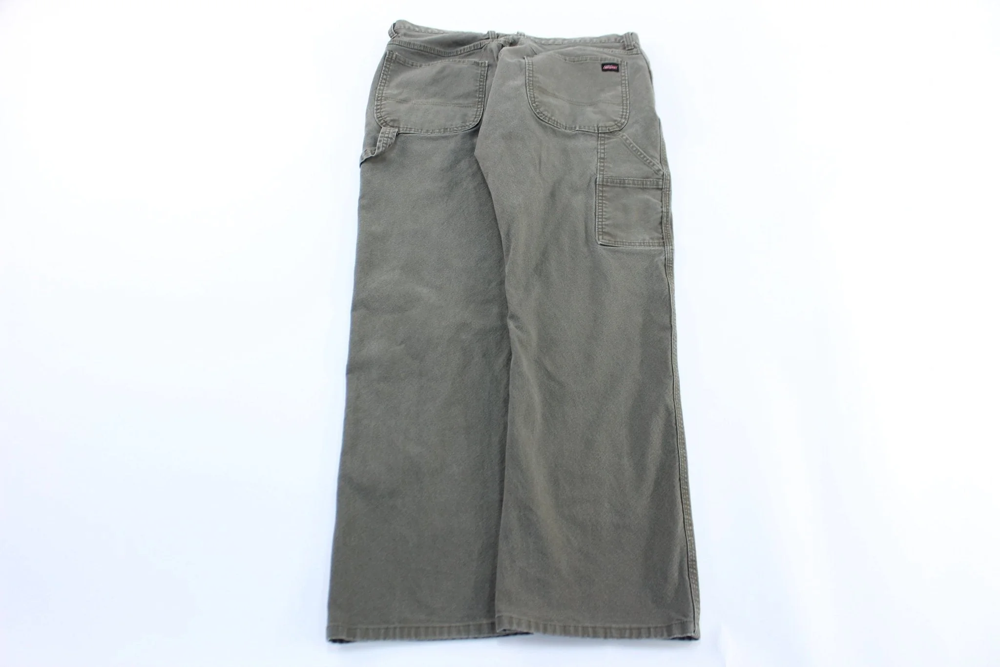 Dickie's Logo Patch Green Carpenter Pants - Image 2