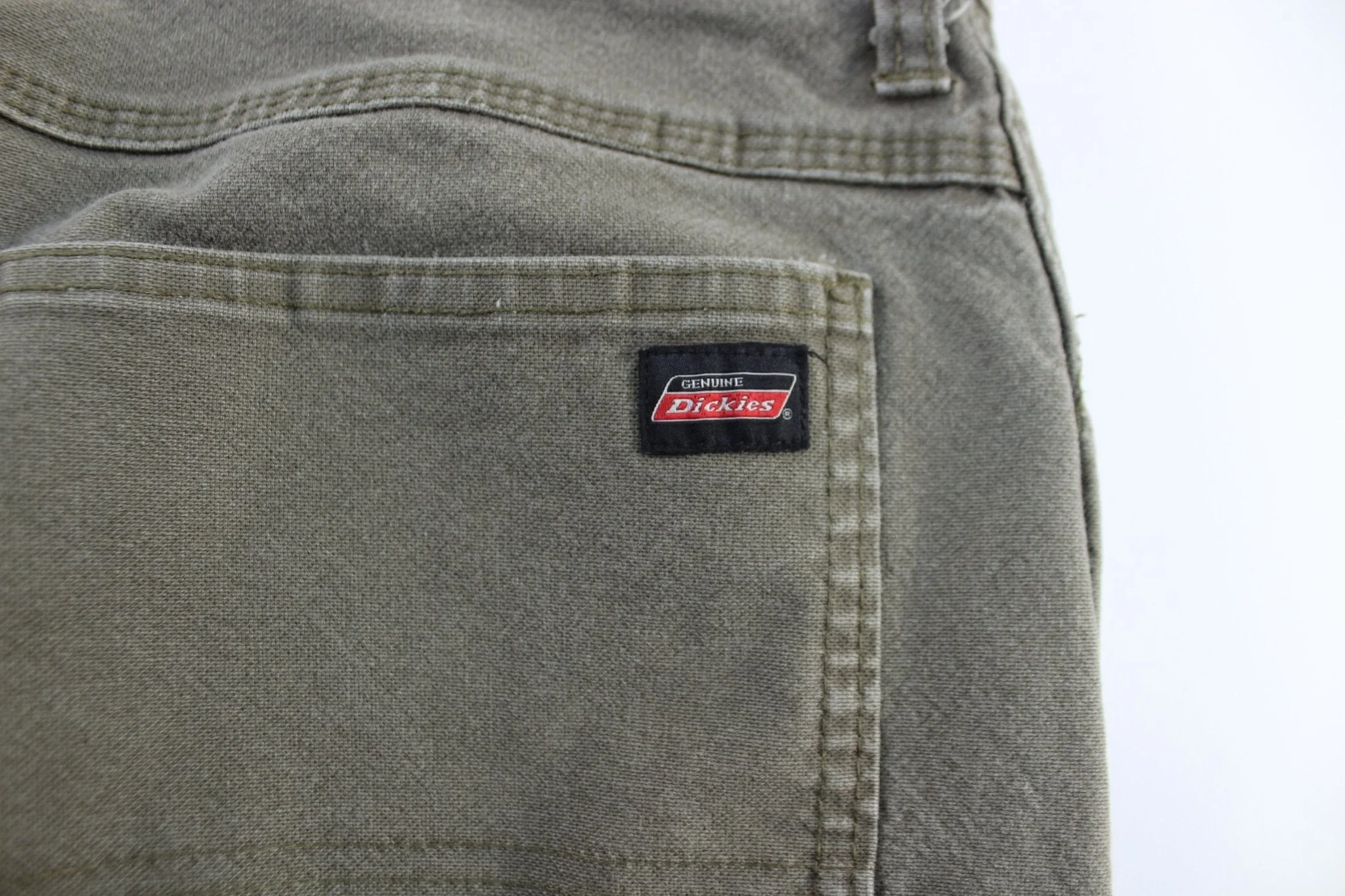 Dickie's Logo Patch Green Carpenter Pants - Image 3