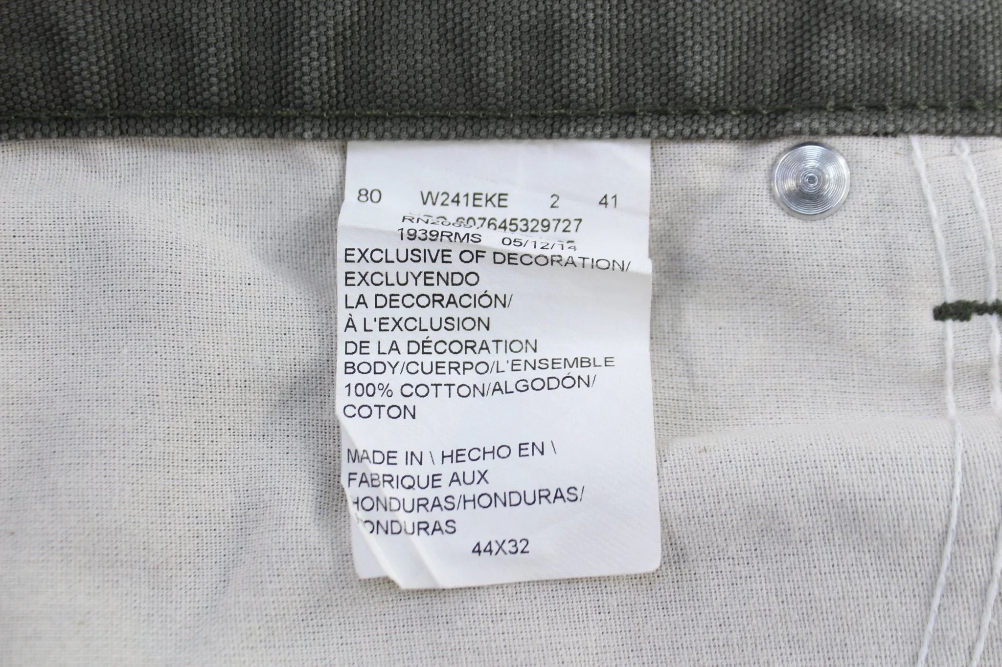 Dickie's Logo Patch Green Carpenter Pants - Image 4