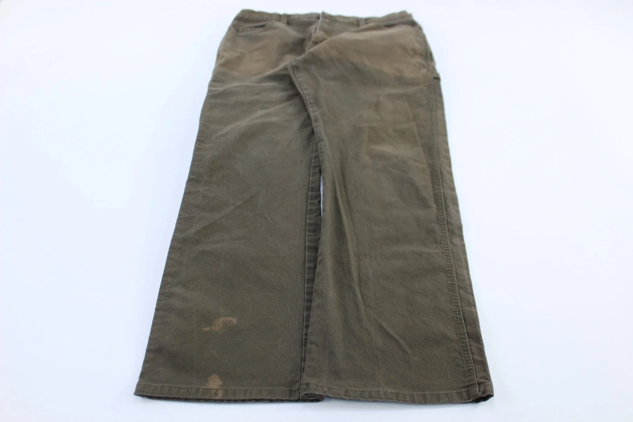 Dickie's Logo Patch Green Carpenter Pants