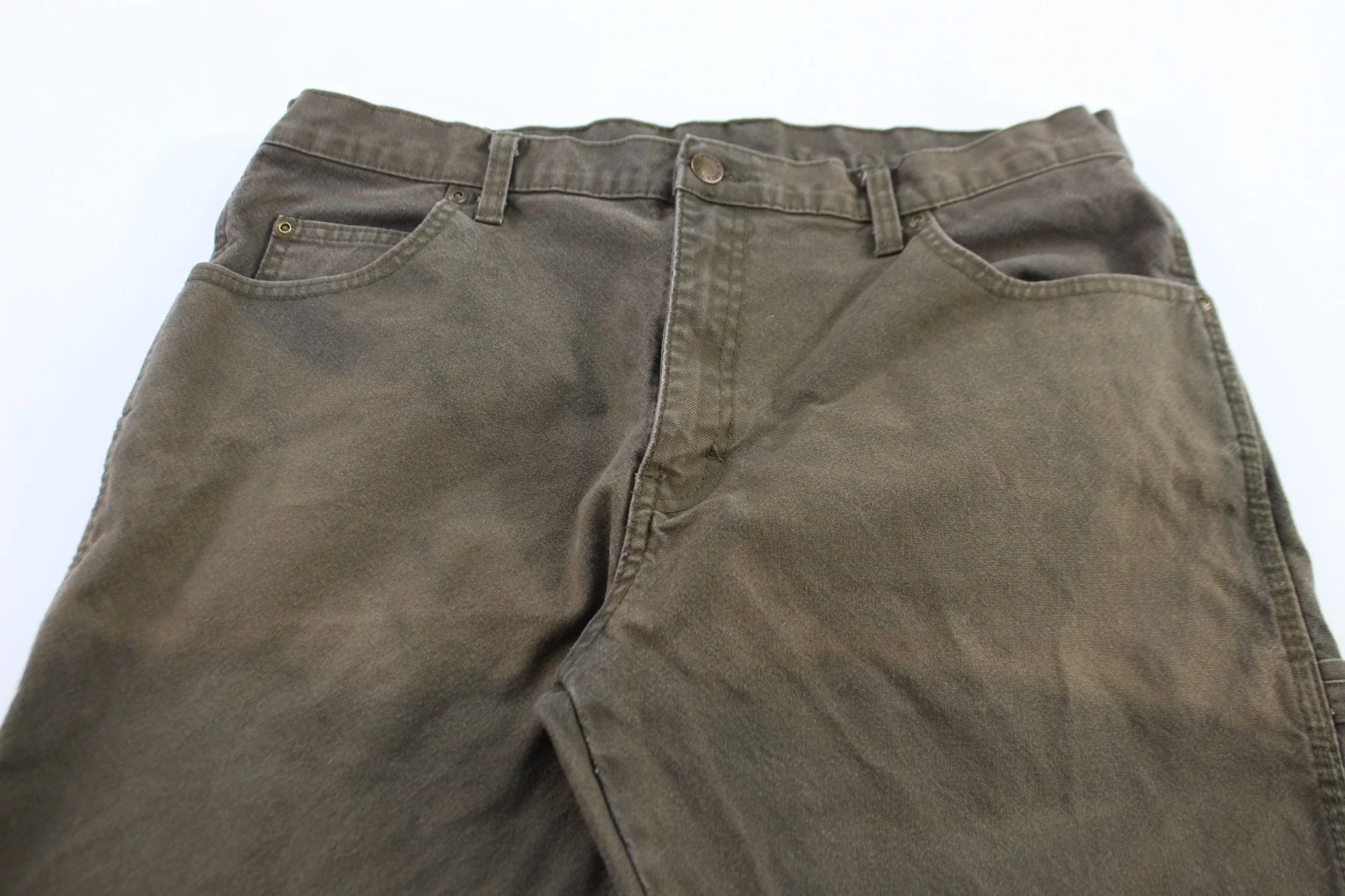 Dickie's Logo Patch Green Carpenter Pants - Image 3