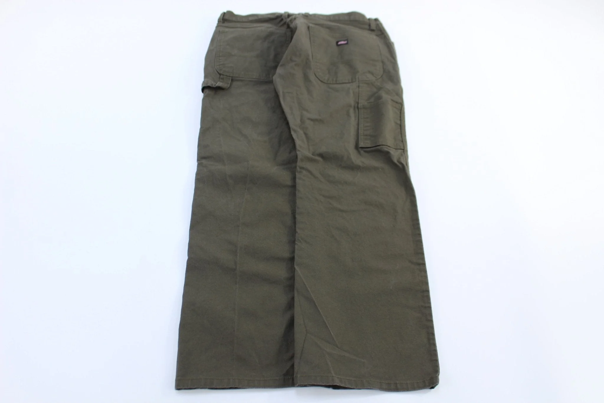 Dickie's Logo Patch Green Carpenter Pants - Image 2