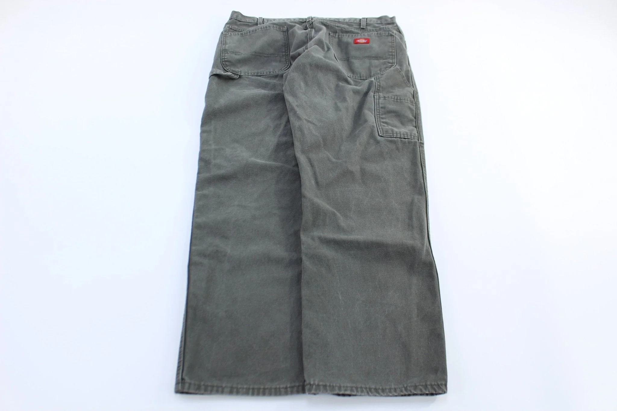 Dickie's Logo Patch Green Carpenter Pants - Image 2