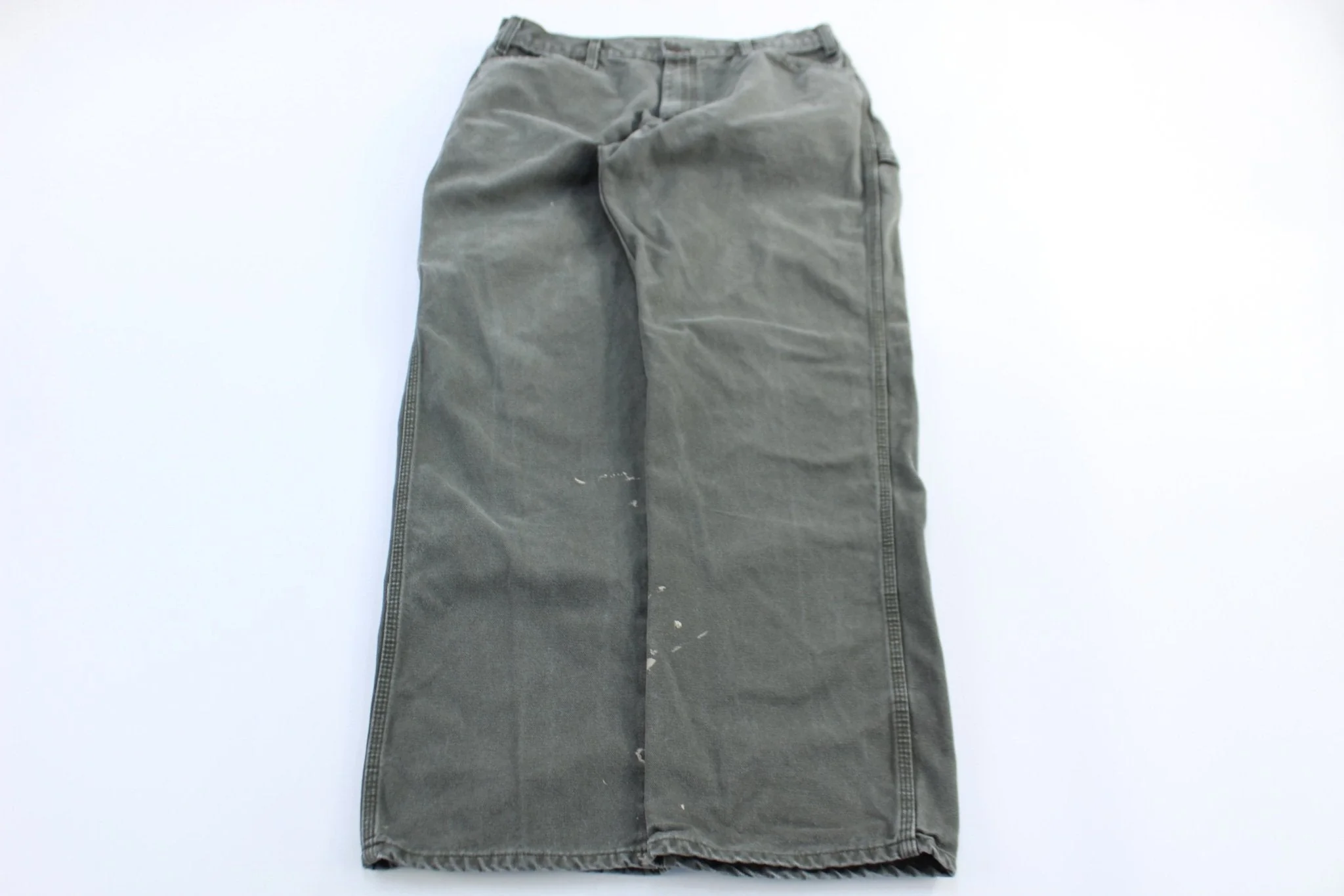 Dickies Logo Patch Green Carpenter Pants - Image 2