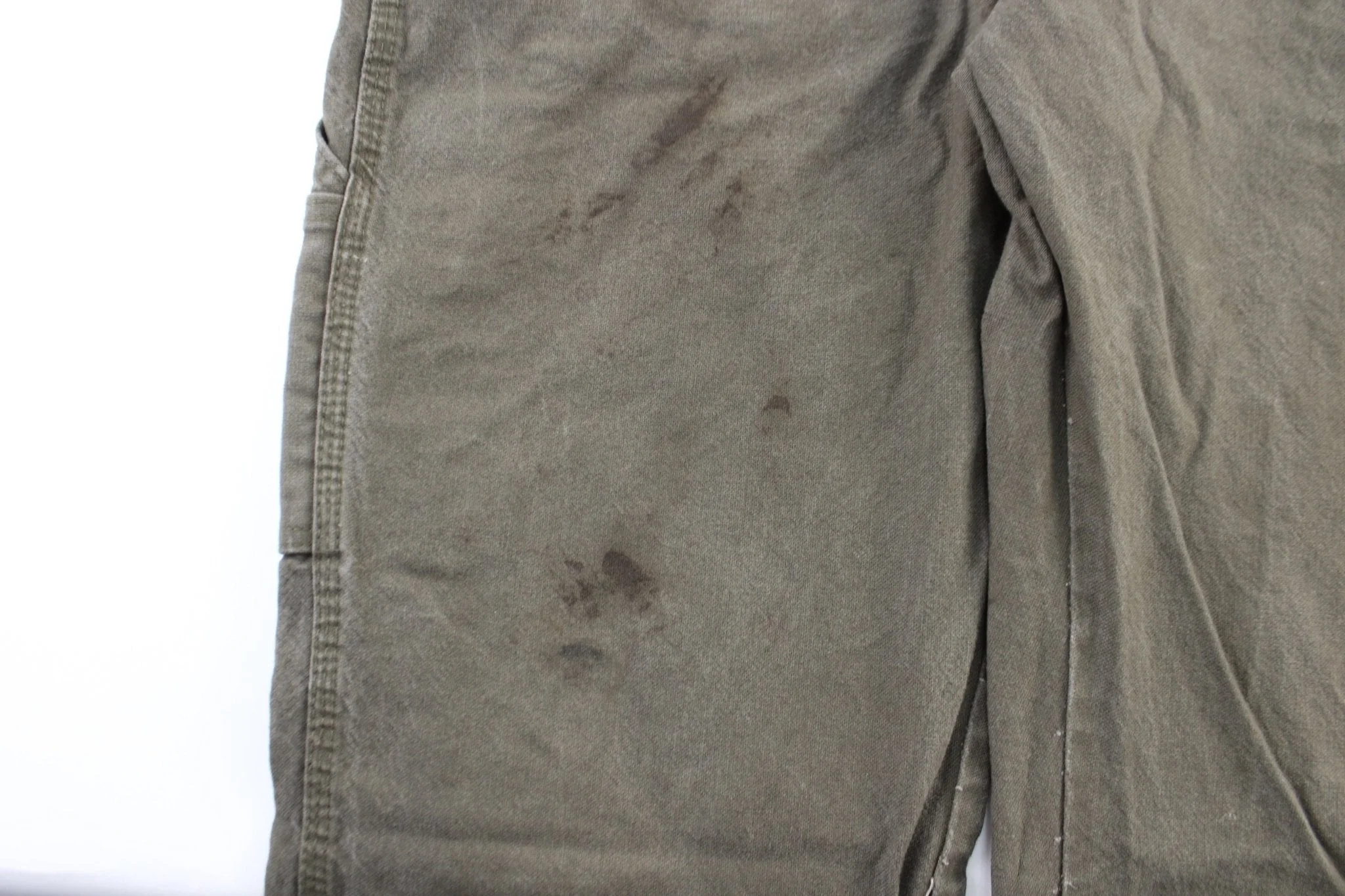 Dickie's Logo Patch Green Workwear Pants - Image 3