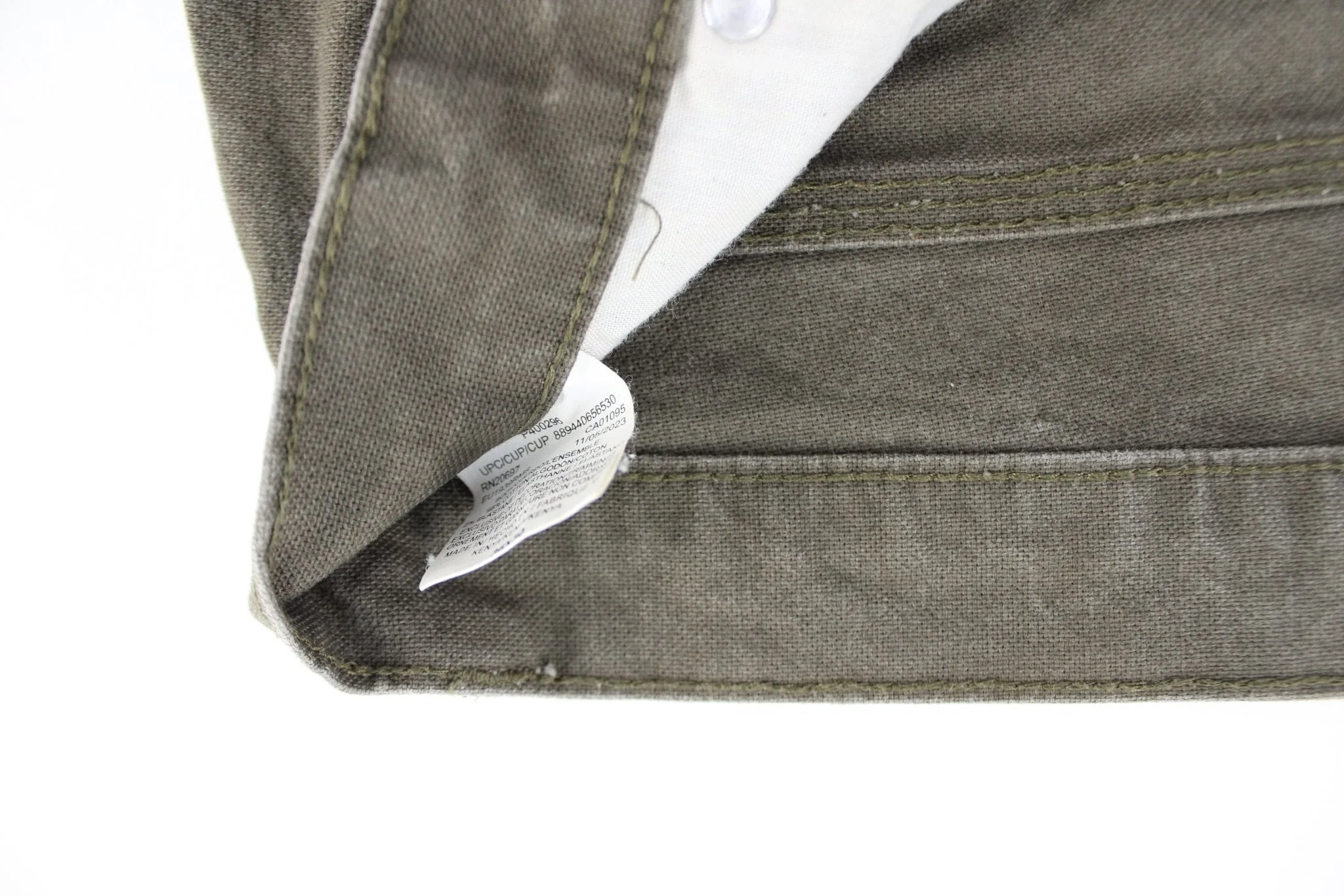 Dickie's Logo Patch Green Workwear Pants - Image 4