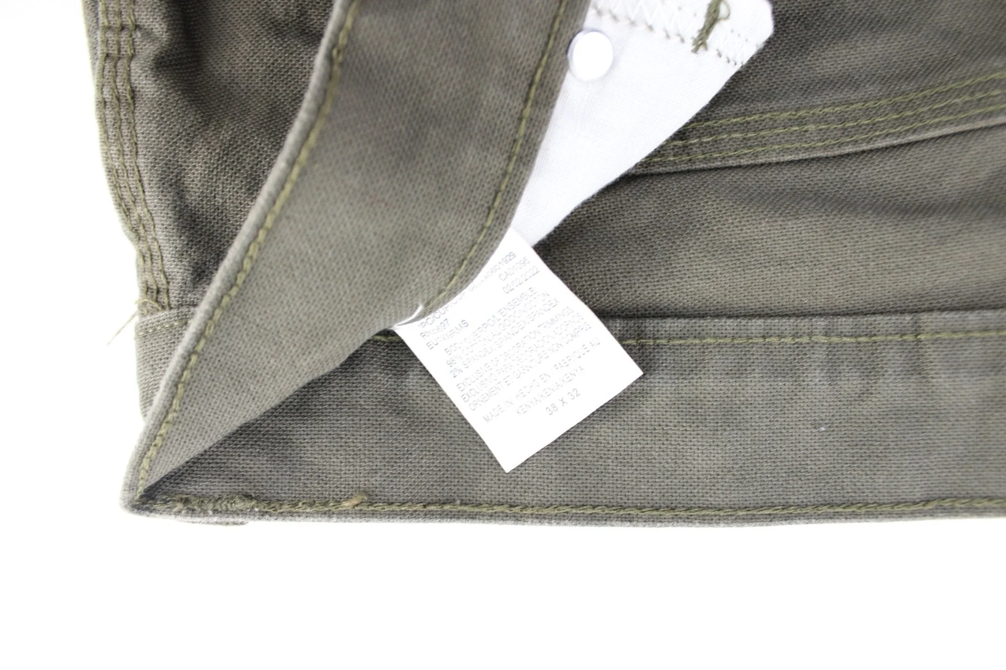 Dickie's Logo Patch Green Workwear Pants - Image 3