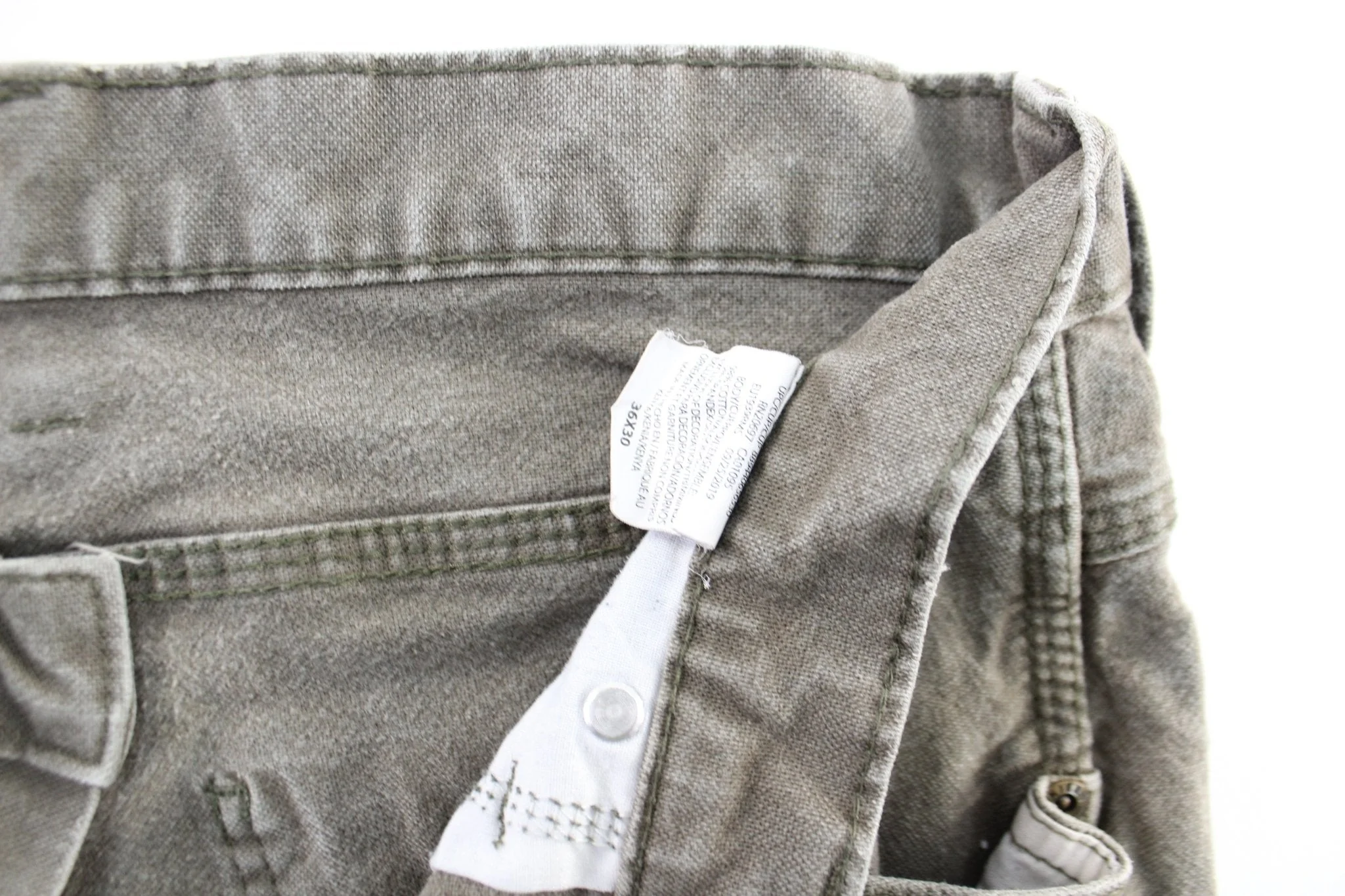Dickie's Logo Patch Green Workwear Pants - Image 4