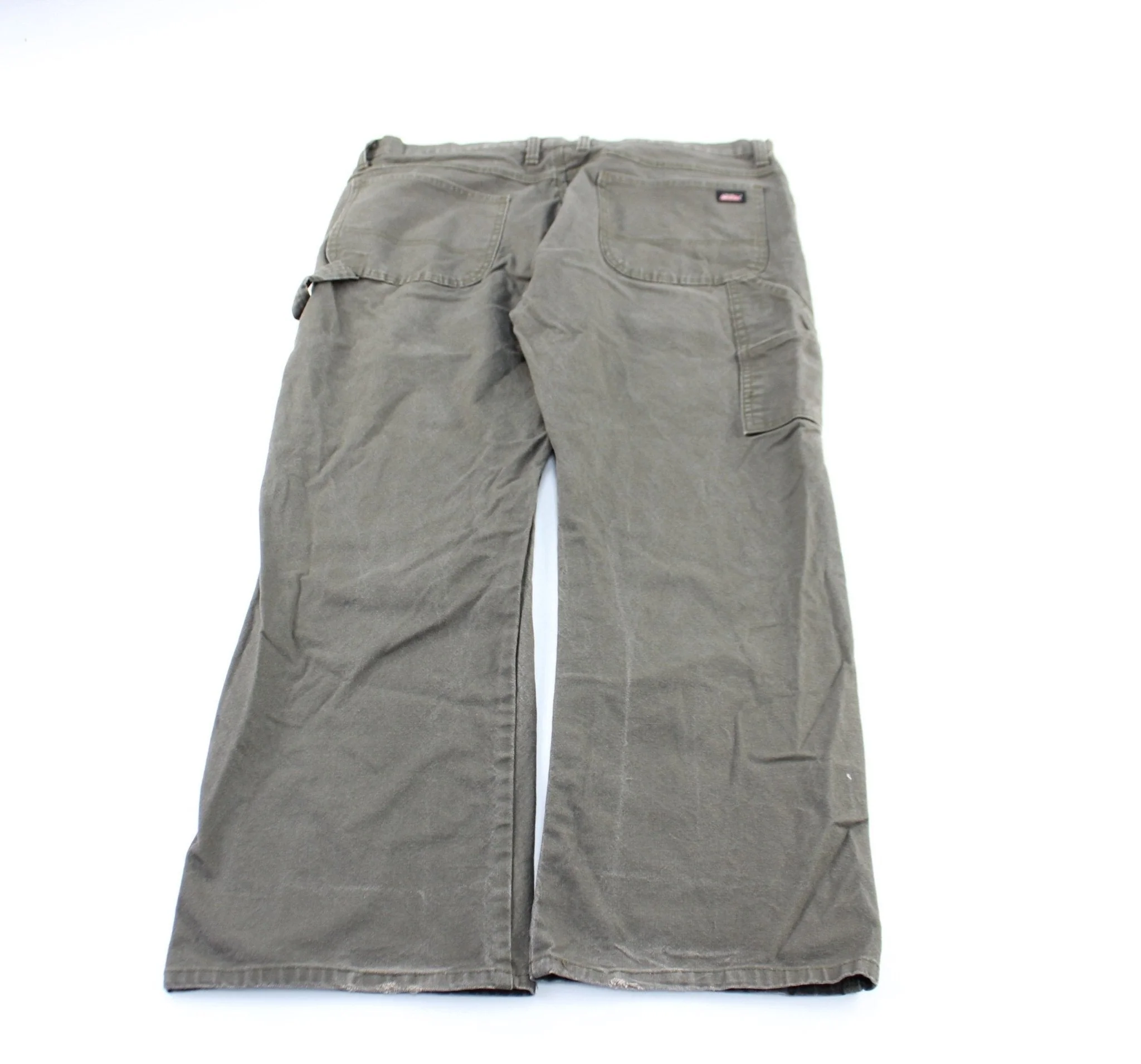 Dickie's Logo Patch Green Workwear Pants - Image 2