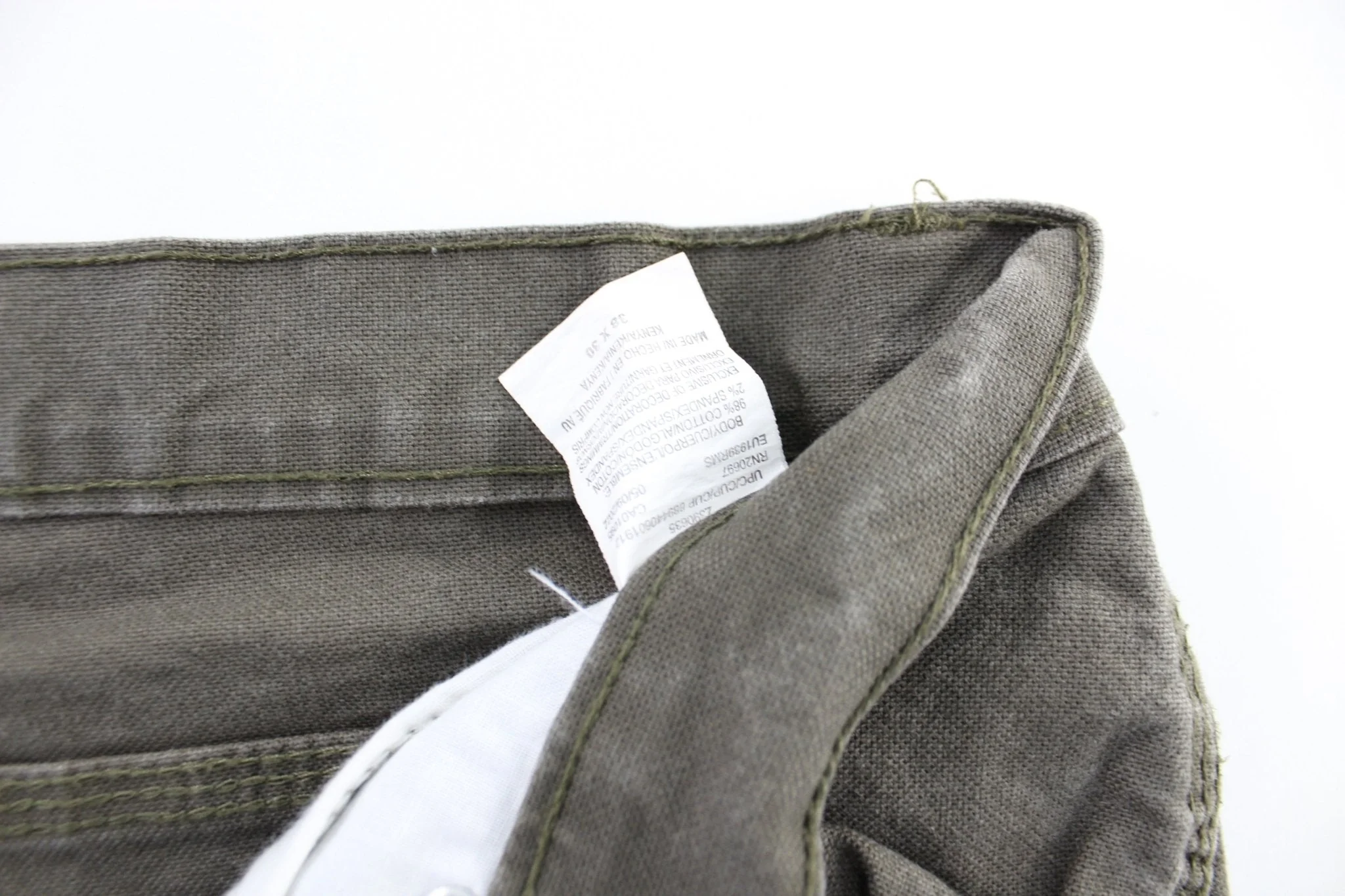 Dickie's Logo Patch Green Workwear Pants - Image 3