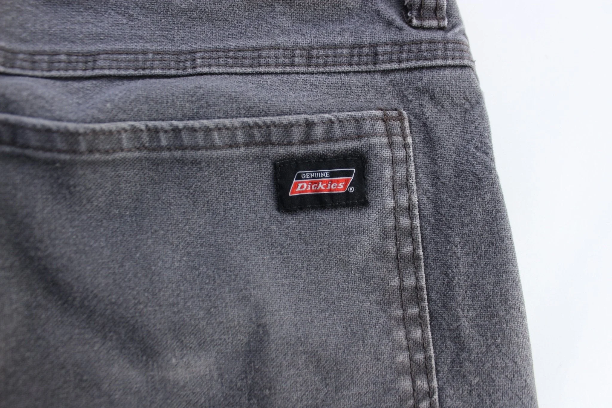 Dickie's Logo Patch Grey Carpenter Pants - Image 3
