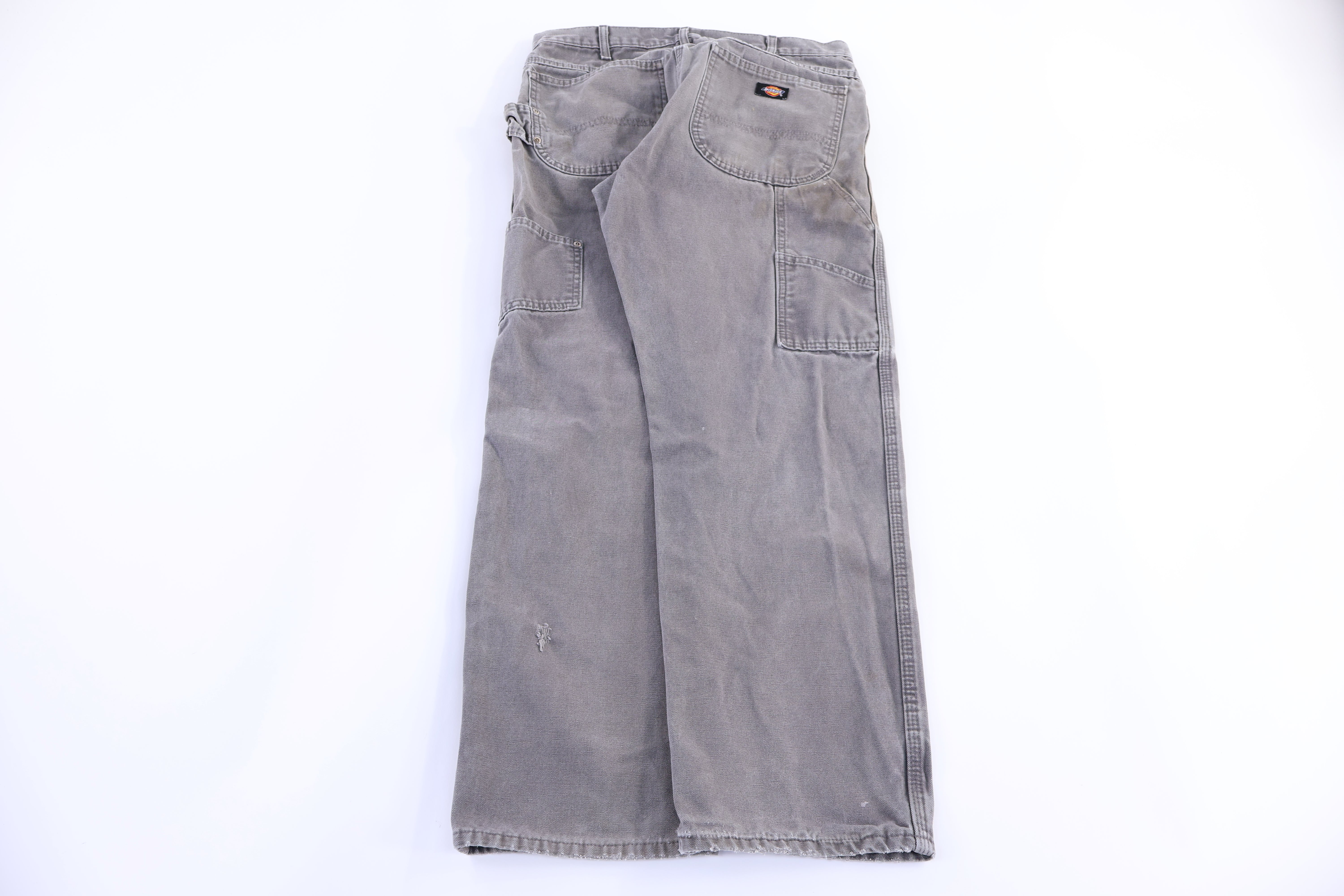 Dickies Logo Patch Grey Carpenter Pants - Image 2