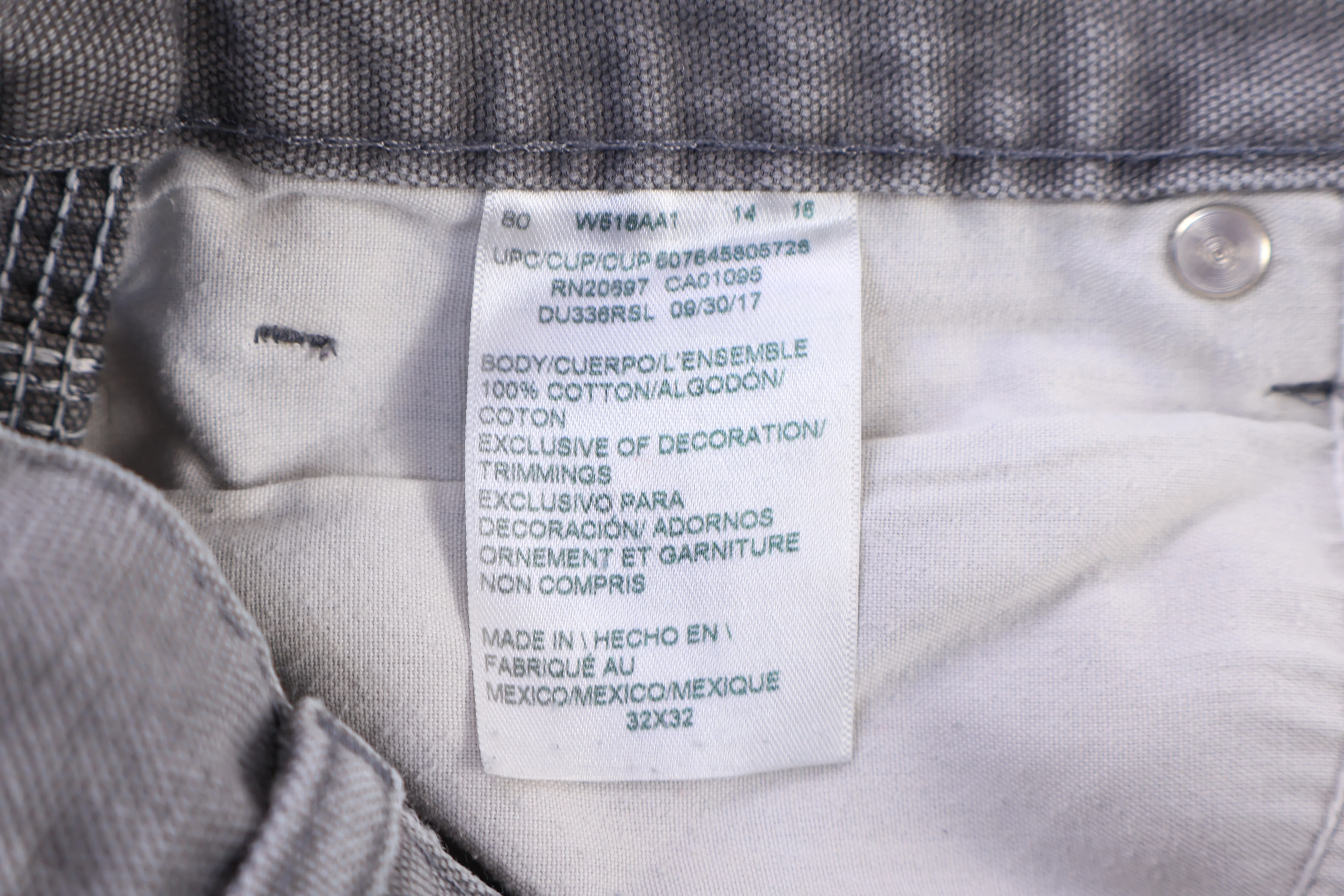 Dickies Logo Patch Grey Carpenter Pants - Image 4