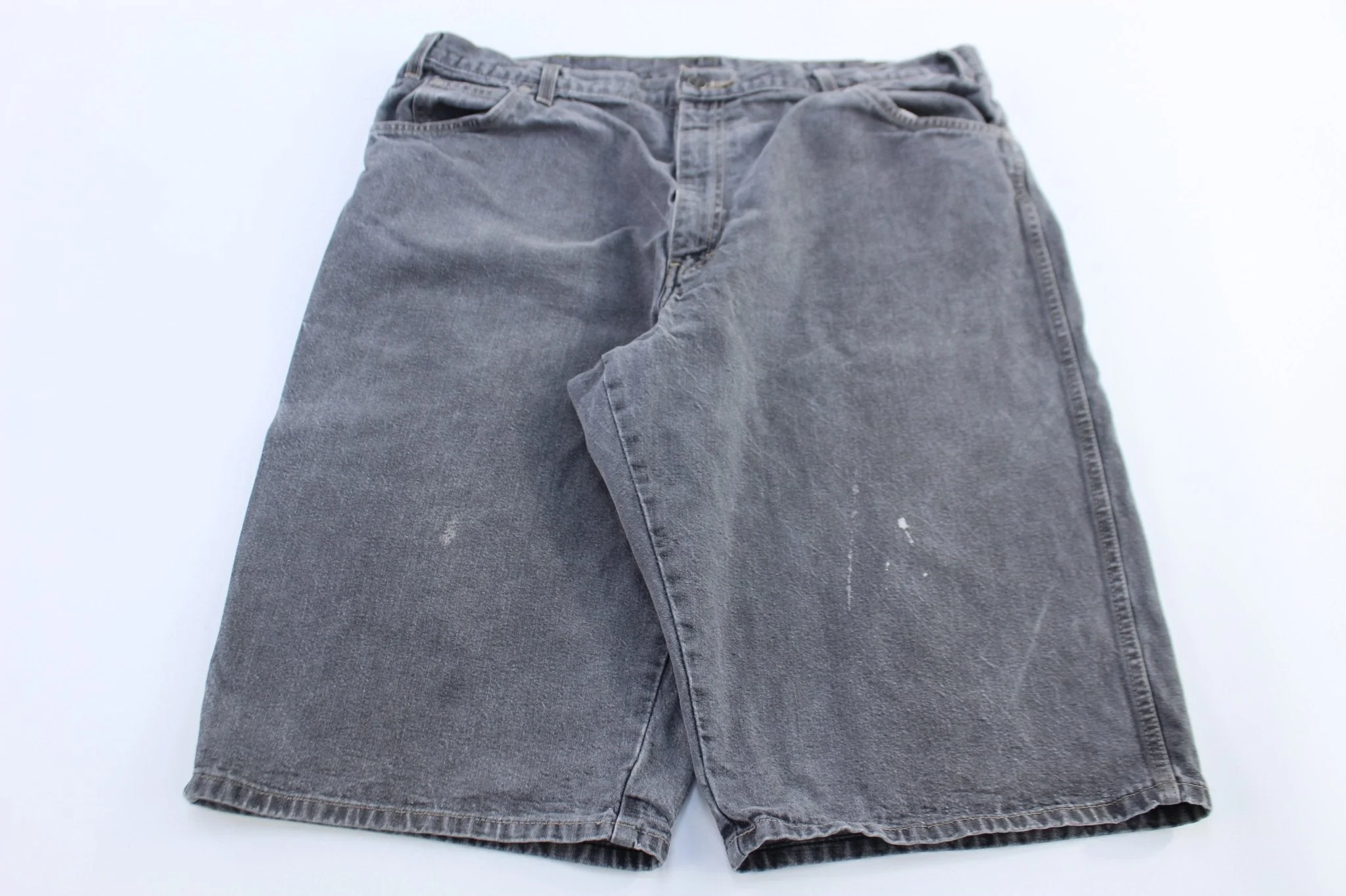 Dickie's Logo Patch Grey Carpenter Shorts - Image 2