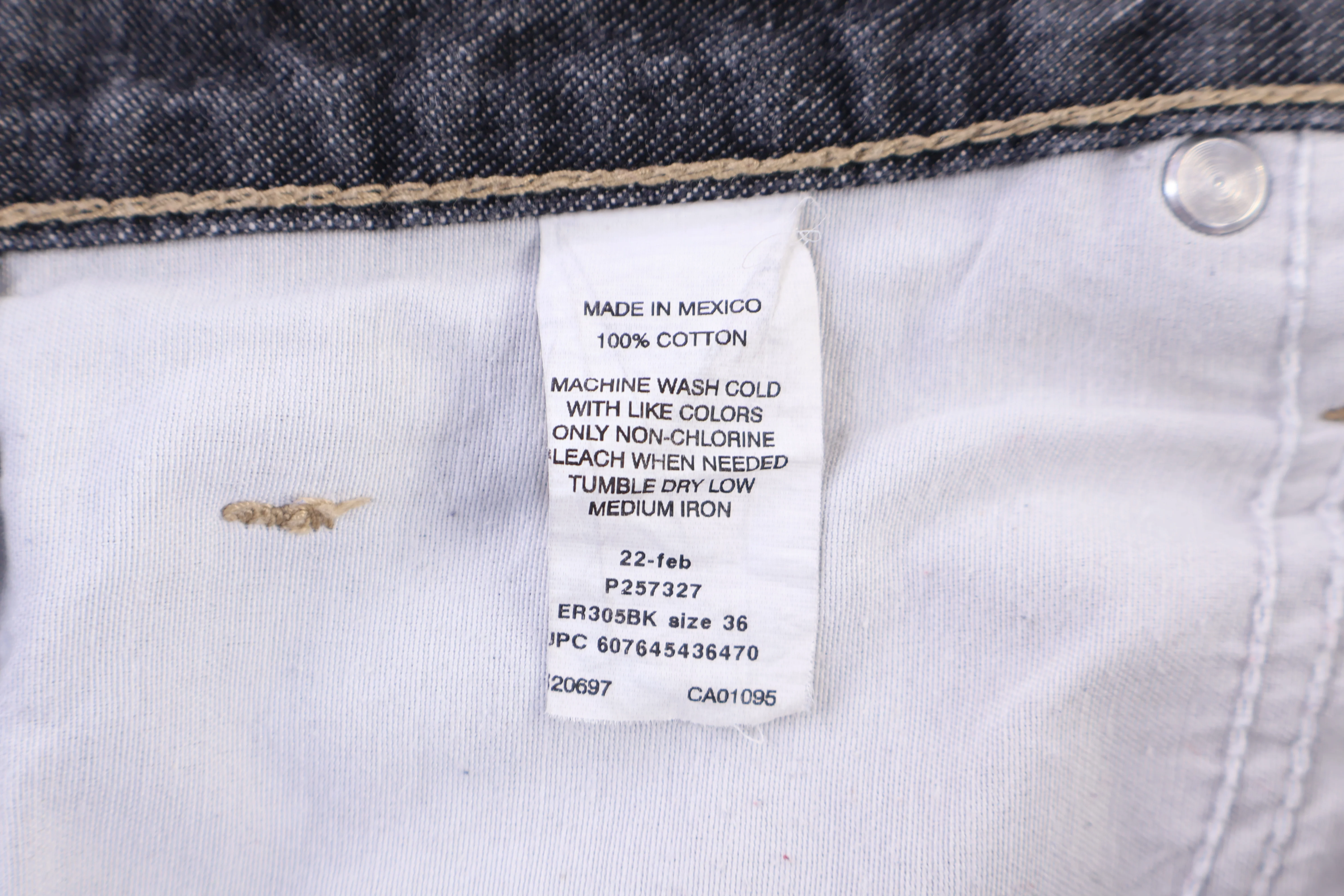Dickies Logo Patch Grey Denim Shorts - Image 3