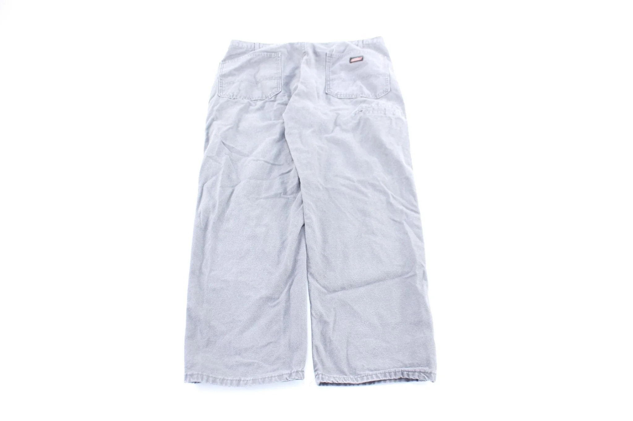 Dickie's Logo Patch Grey Workwear Pants - Image 2