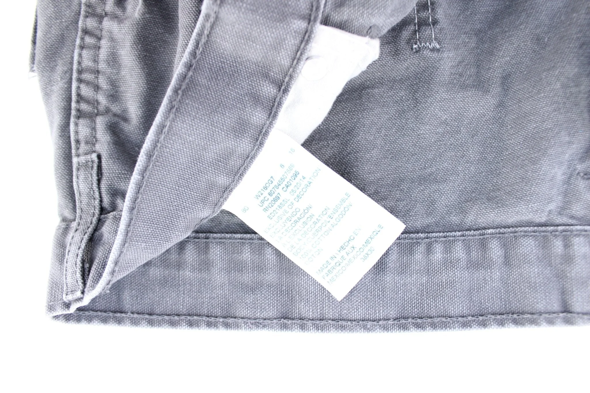 Dickie's Logo Patch Grey Workwear Pants - Image 3