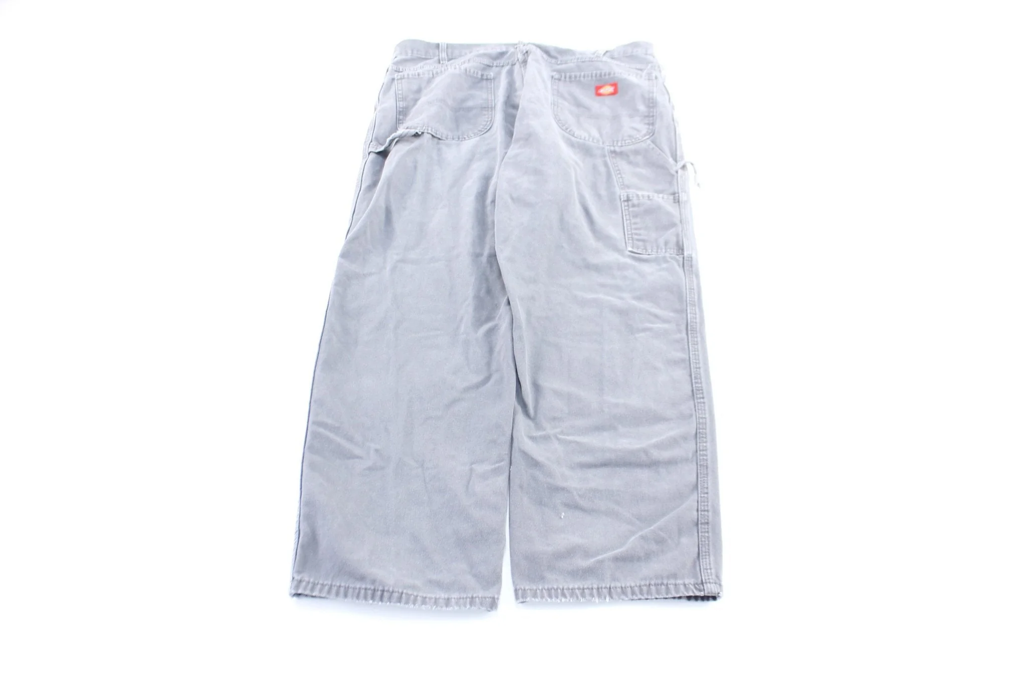 Dickie's Logo Patch Grey Workwear Pants - Image 2