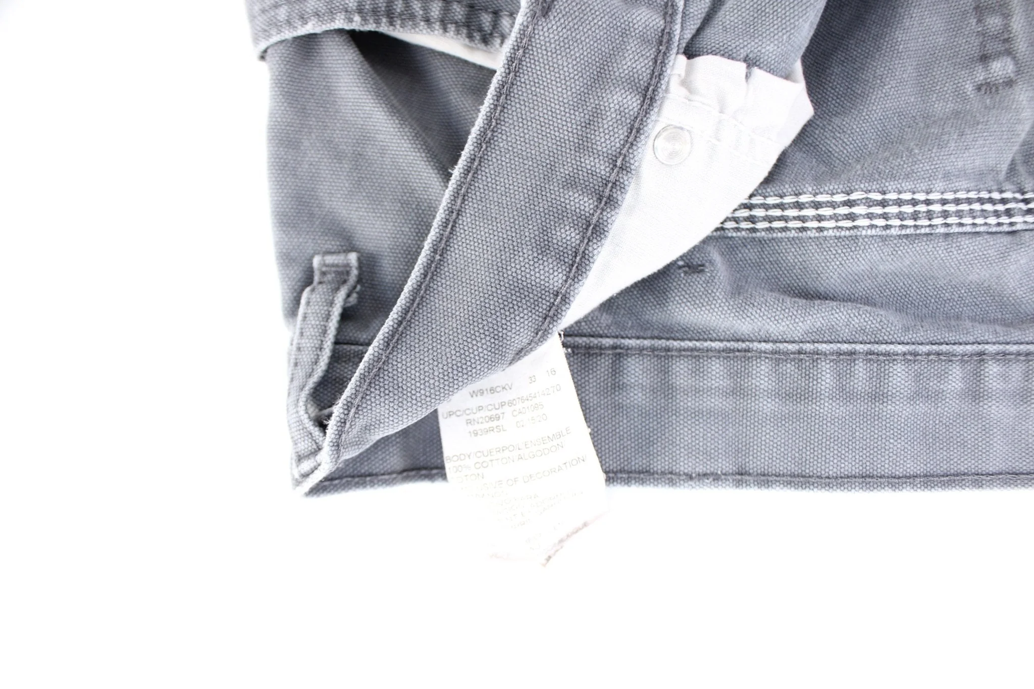 Dickie's Logo Patch Grey Workwear Pants - Image 3