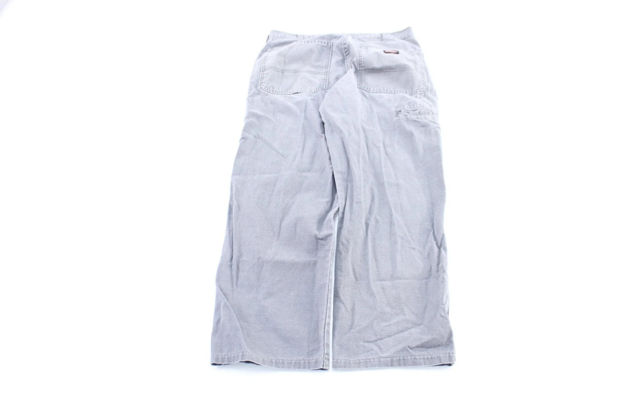 Dickie's Logo Patch Grey Workwear Pants - Image 2