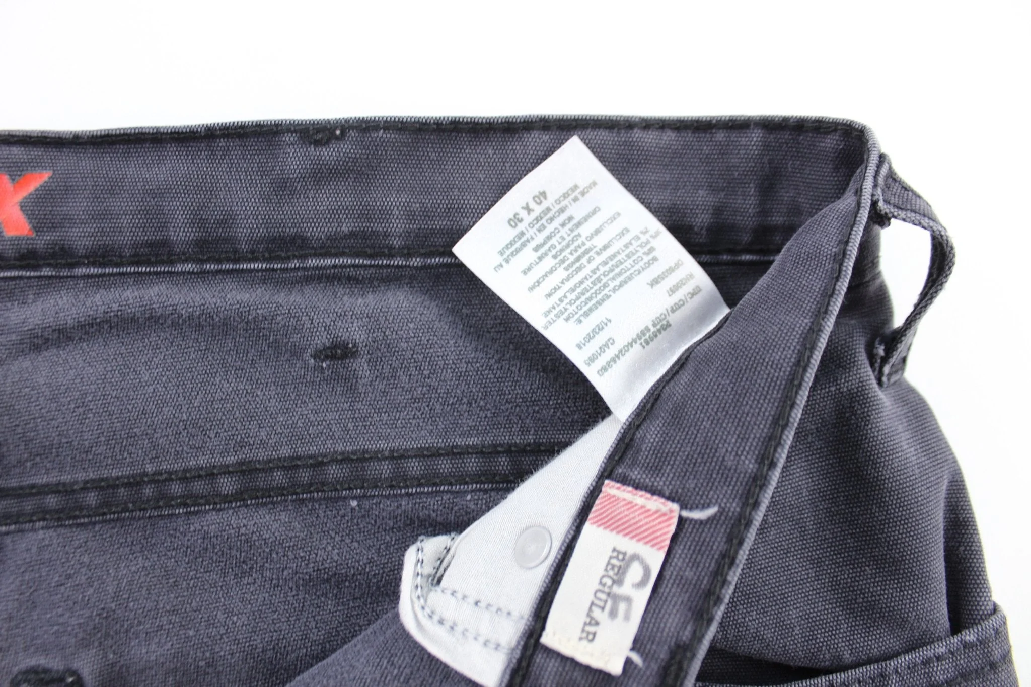 Dickie's Logo Patch Grey Workwear Pants - Image 3