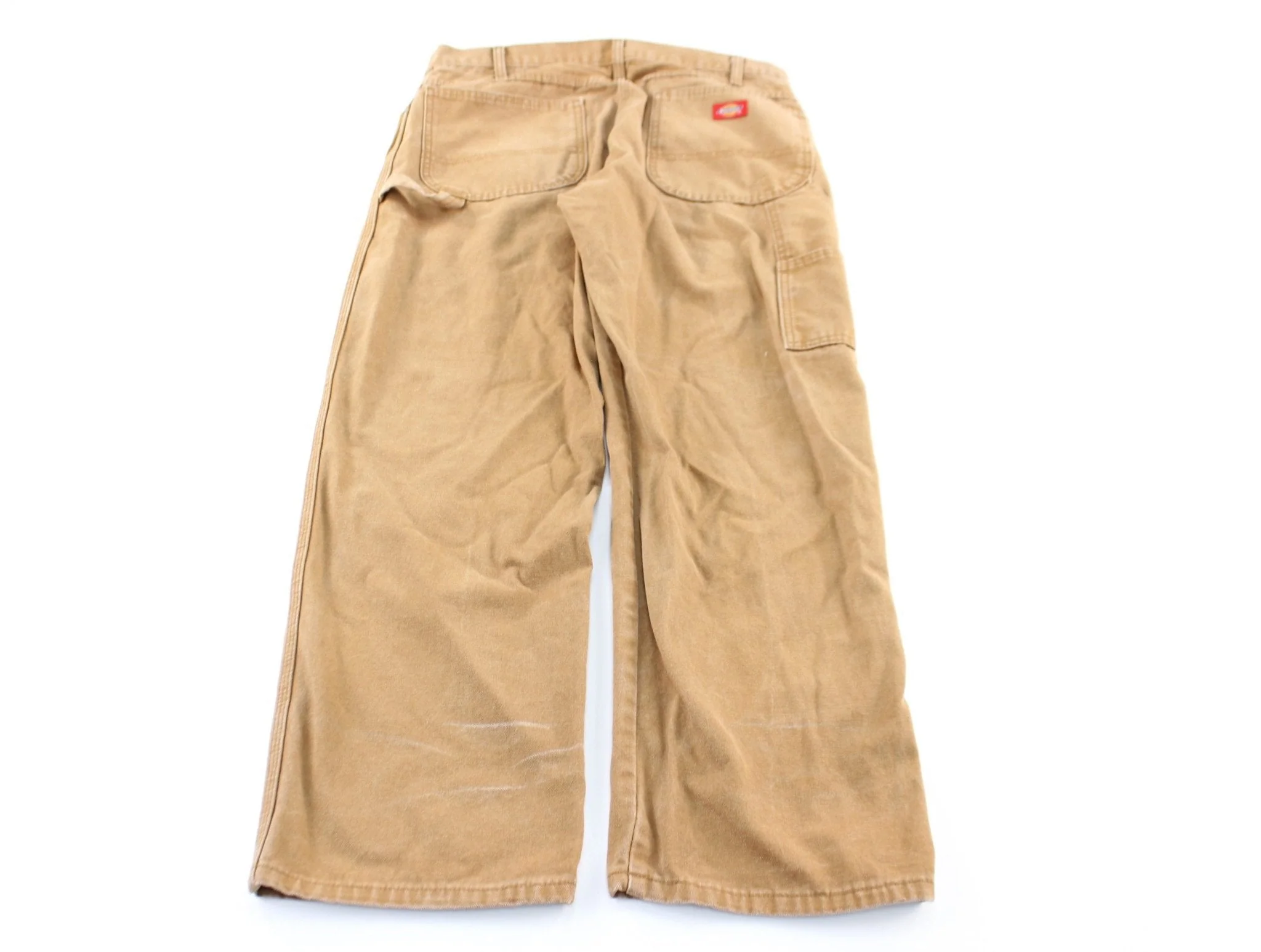 Dickie's Logo Patch Khaki Workwear Pants - Image 2