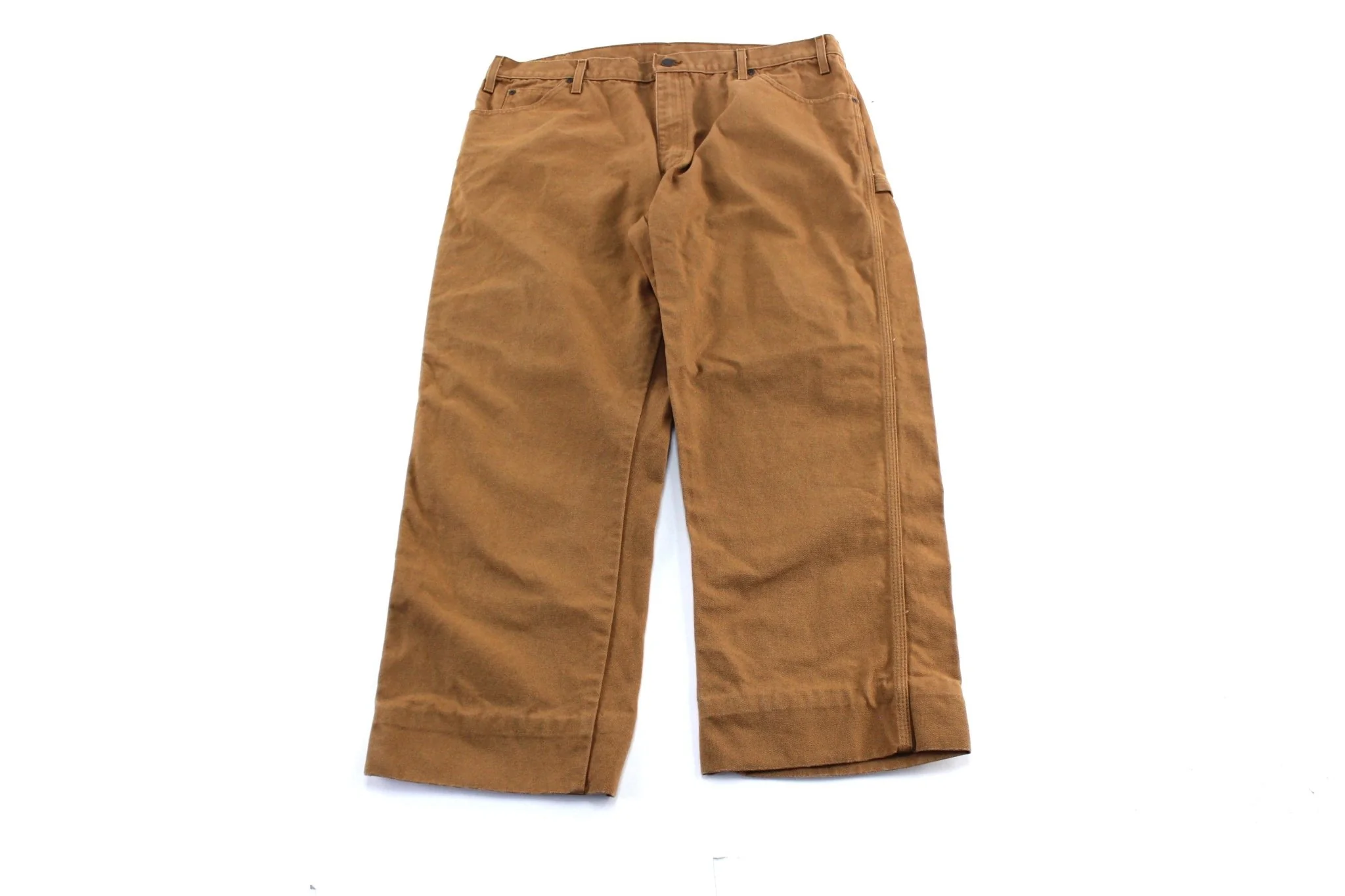 Dickie's Logo Patch Tan Carpenter Pants
